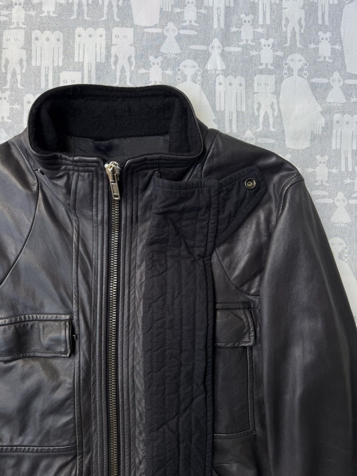 Rick Owens Rick Owens AW08 Stag Calf Leather Jacket Size US M / EU 48-50 / 2 - 9 Thumbnail