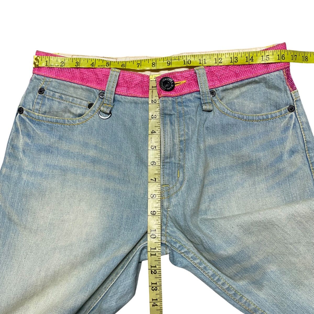 Japanese Brand CO&LU Denim Mesh Painter Jeans Size US 33 - 15 Thumbnail