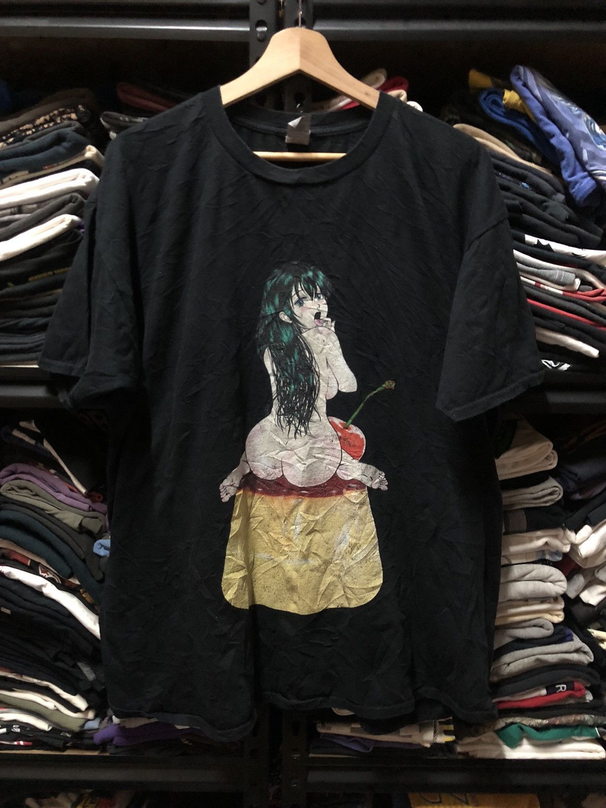 Anime × Cartoon Network × Vintage Rare!! Hentai Anime Japan Tshirt Size US XL / EU 56 / 4 - 1 Thumbnail