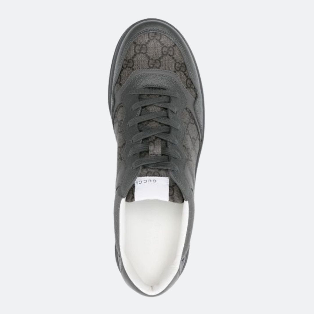 Gucci GG Supreme Monochrome Logo Grey Sneakers Size US 13 / EU 46 - 1 Thumbnail