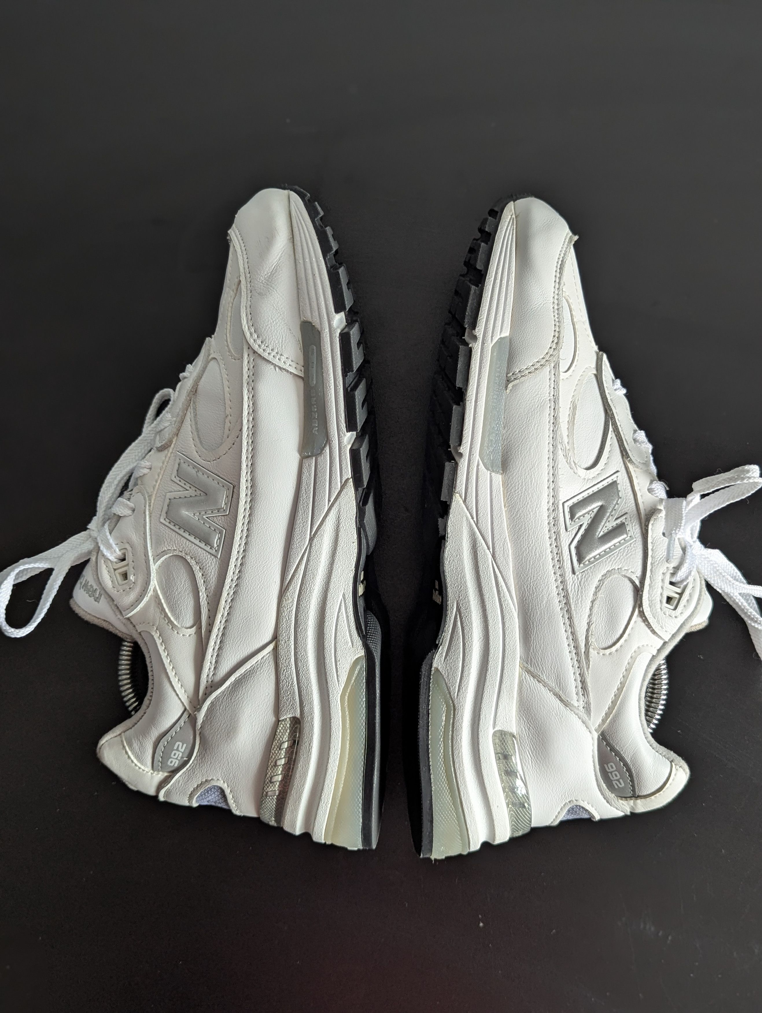 New Balance New Balance 992 Made in USA Triple White Leather 990 M992WL Size US 9 / EU 42 - 5 Thumbnail