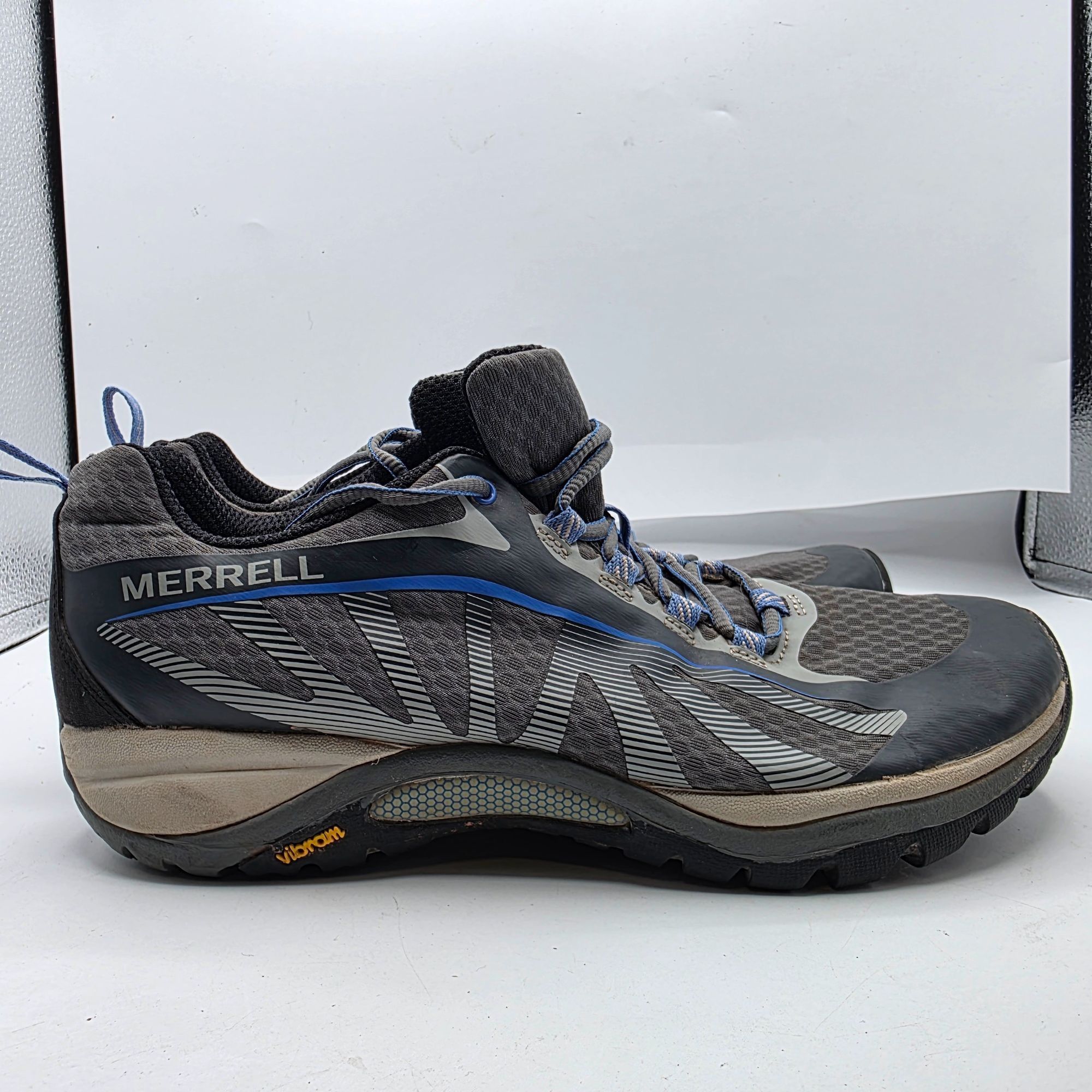 Merrell Merrell Siren Edge Womens Size 8 Gray Blue Hiking Shoes Vibr Size US 8 / IT 38 - 12 Thumbnail