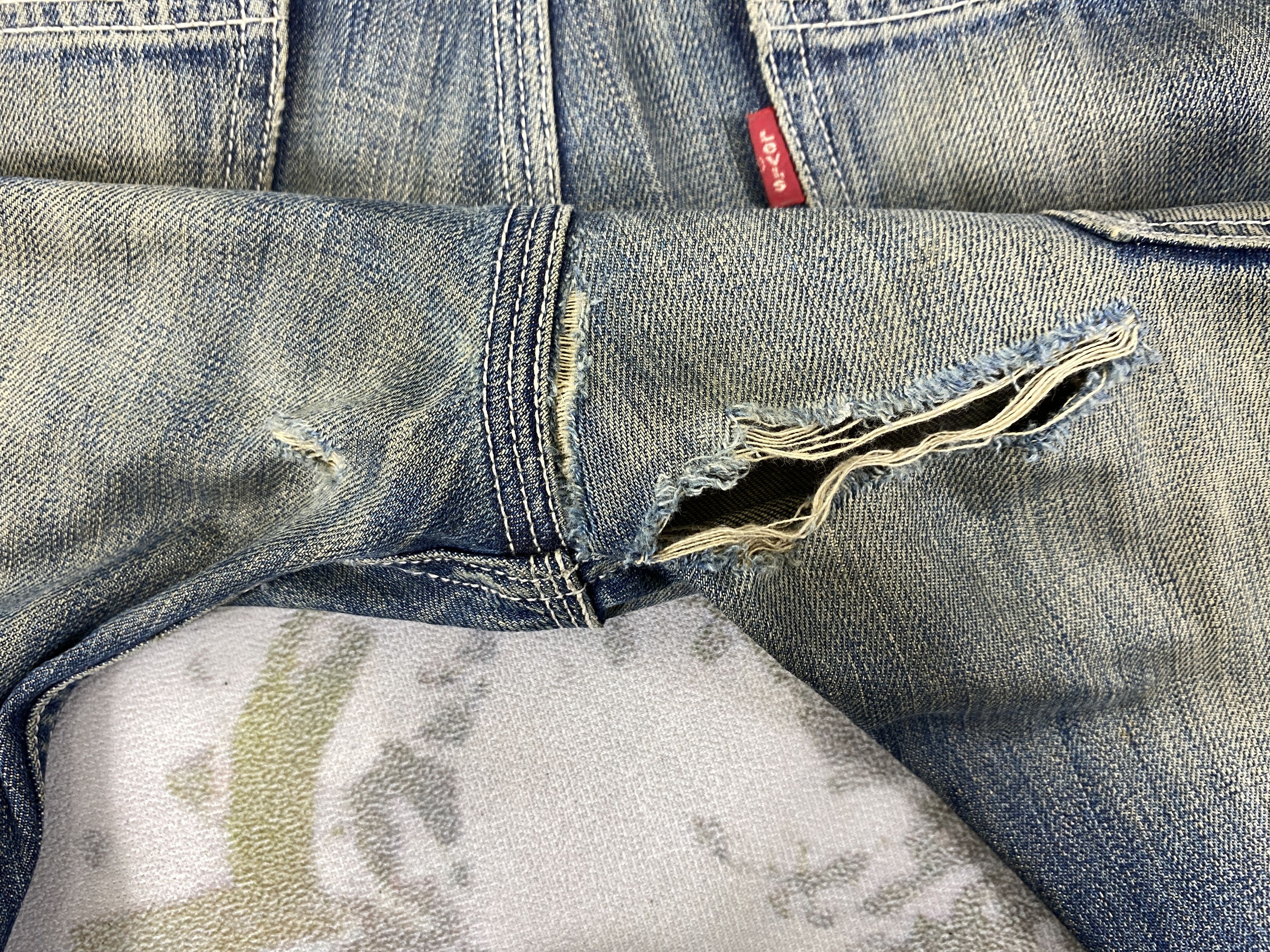 Levi's Dirty Blue Vintage Levi's 504 Jeans 35x28.5 Denim -SJ152 Size US 35 - 11 Thumbnail