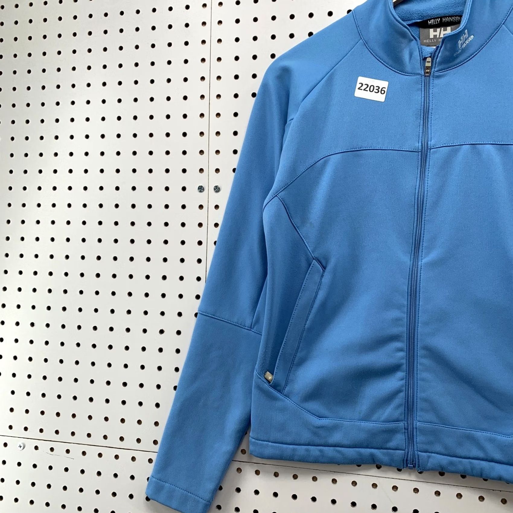 Helly Hansen Helly Hansen Track Jacket Blue Womens Small Full Zip Activewear 17.5x23 HH Size S / US 4 / IT 40 - 3 Thumbnail