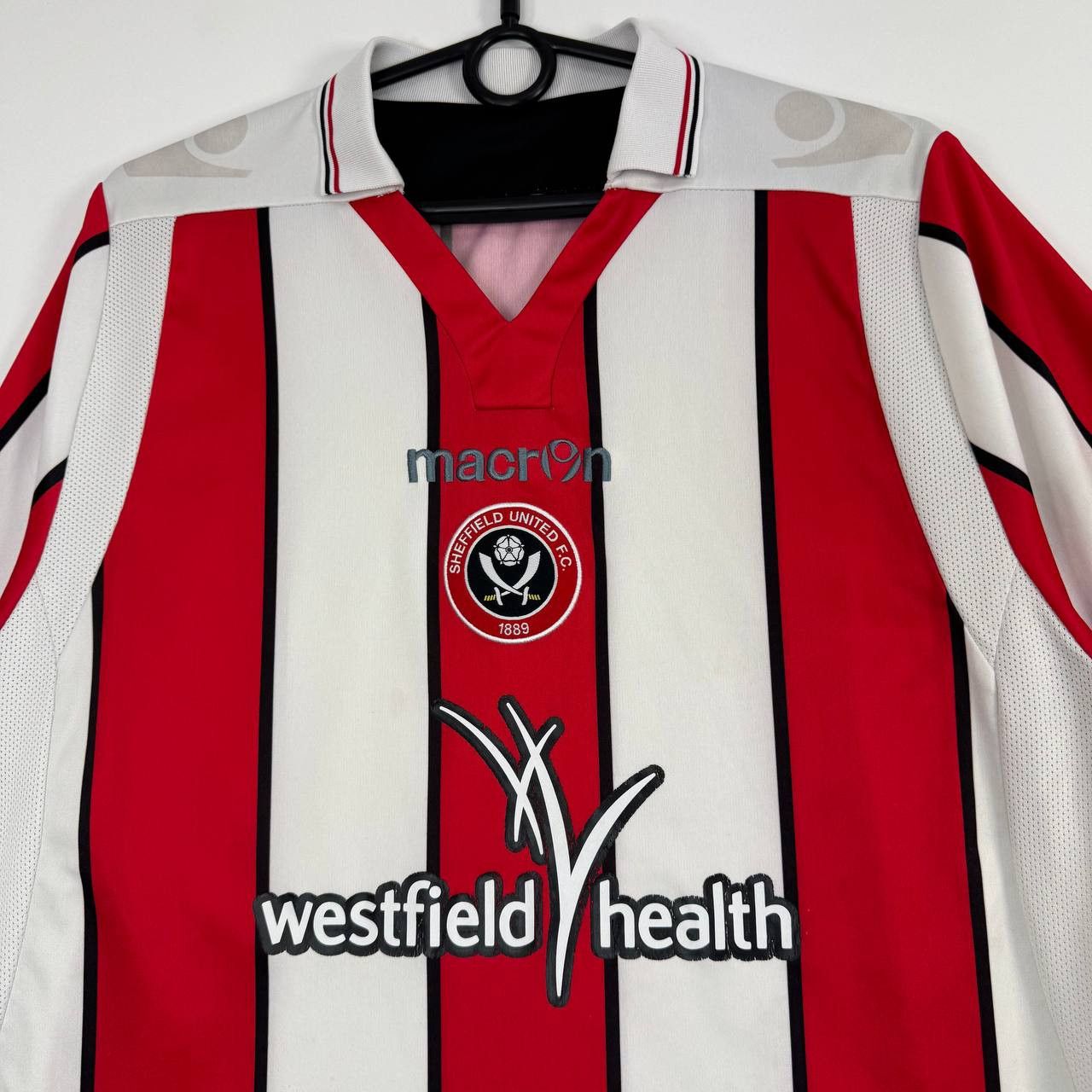 Macron Macron Sheffield United FC Home Jersey Football Shirt Size M Size US L / EU 52-54 / 3 - 2 Thumbnail