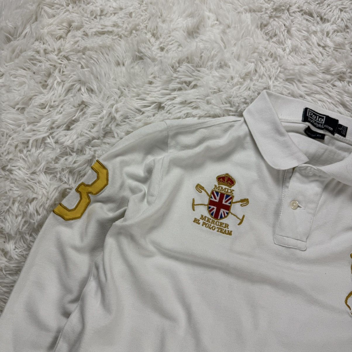RRL Ralph Lauren Polo Ralph Lauren White Sweatshirt Mercer Club M OldMoney Size US M / EU 48-50 / 2 - 3 Thumbnail