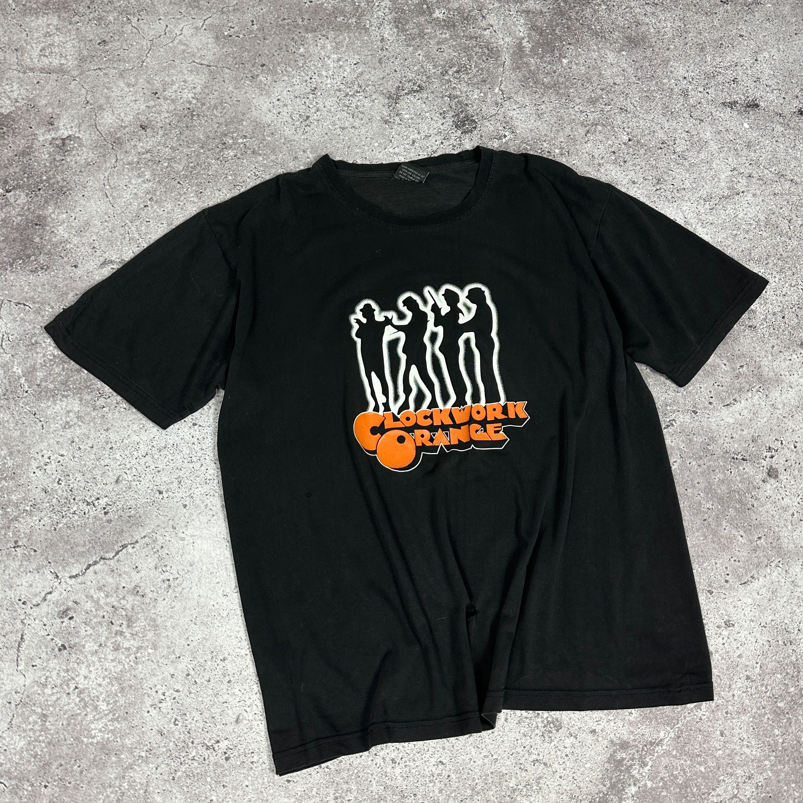 graphic tee clockwork orange shirt vintage