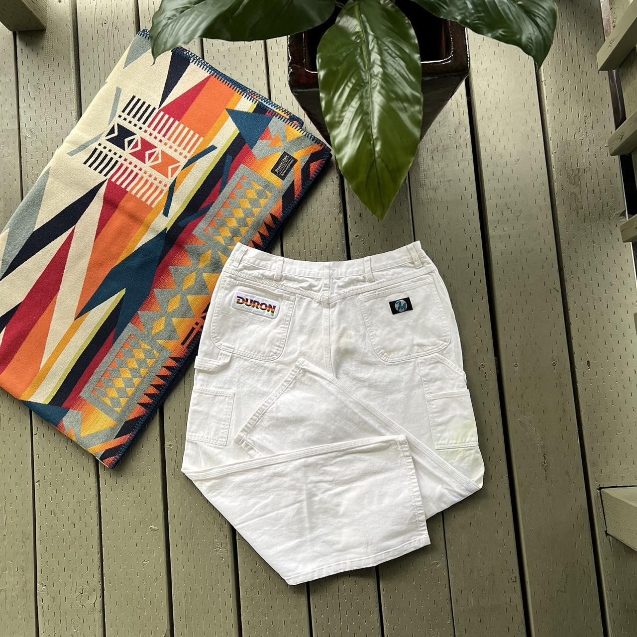 Vintage Vintage carpenter pants 90s painter unisex white Size US 32 / EU 48 - 1 Thumbnail
