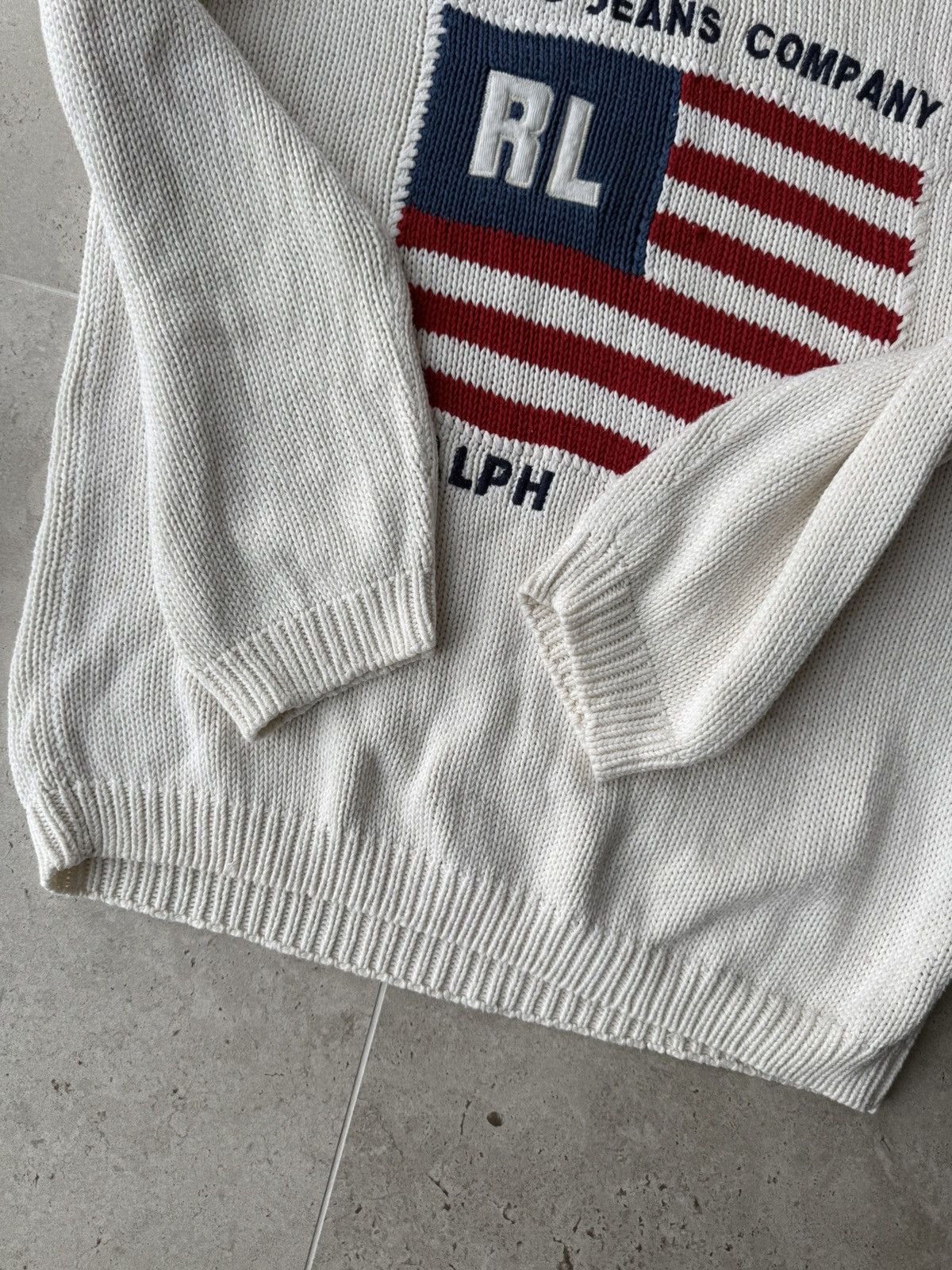 Polo Ralph Lauren Polo Ralph Lauren American Flag Sweater Size US L / EU 52-54 / 3 - 5 Thumbnail