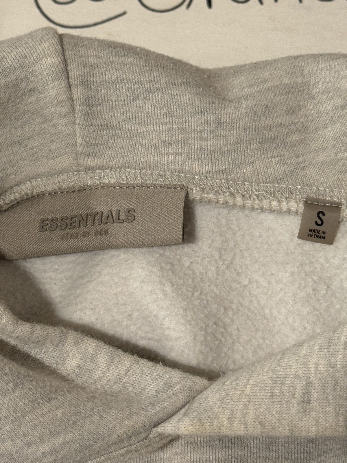 Fear of God Fear of God Essentials Relaxed Hoodie Light Oatmeal SZ Sm🔥 Size US S / EU 44-46 / 1 - 12 Thumbnail