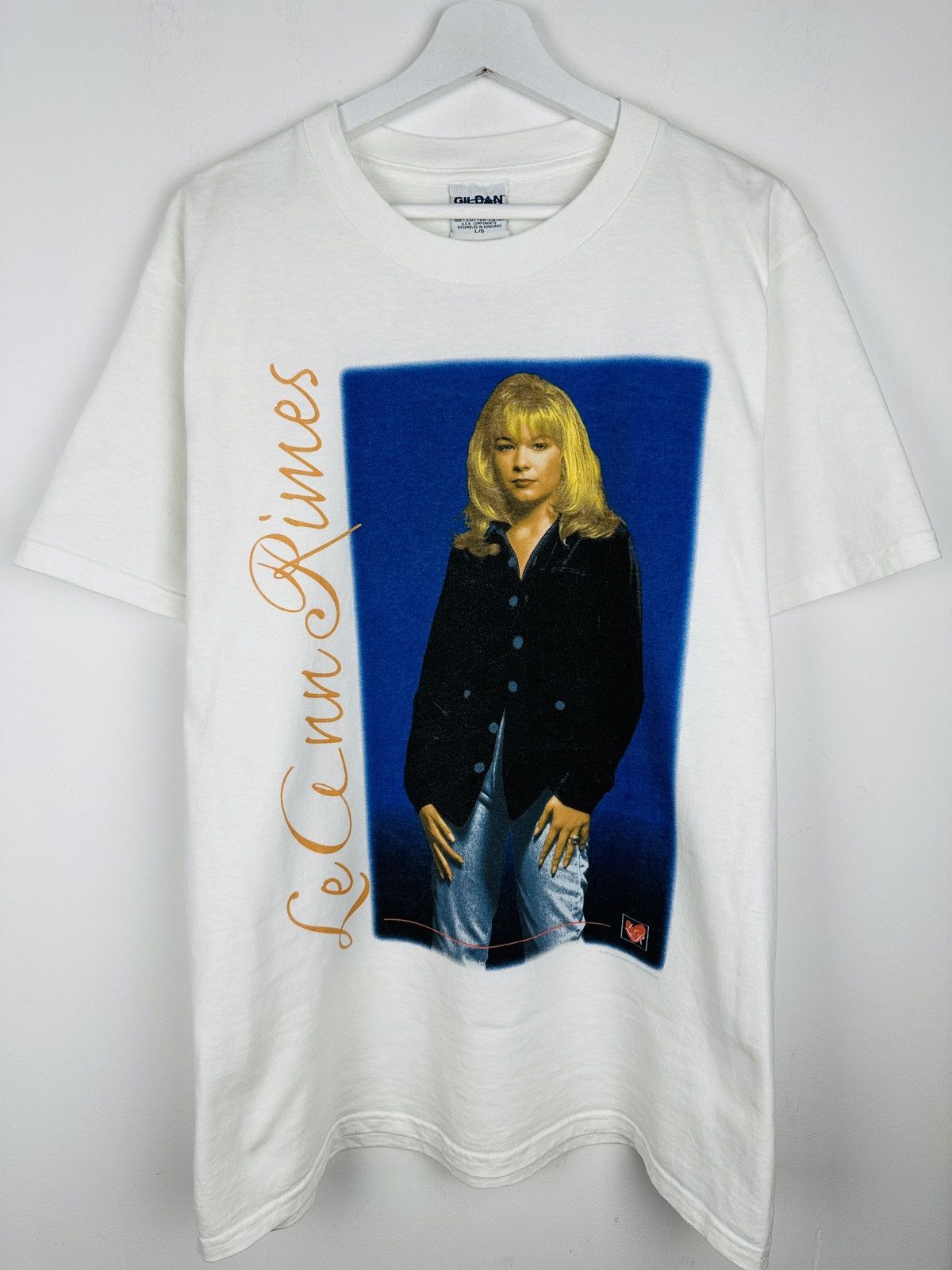 Band Tees 90s Vintage LeAnn Rimes 1997 Counrty Graphic T Shirt Tee Size US L / EU 52-54 / 3 - 1 Thumbnail