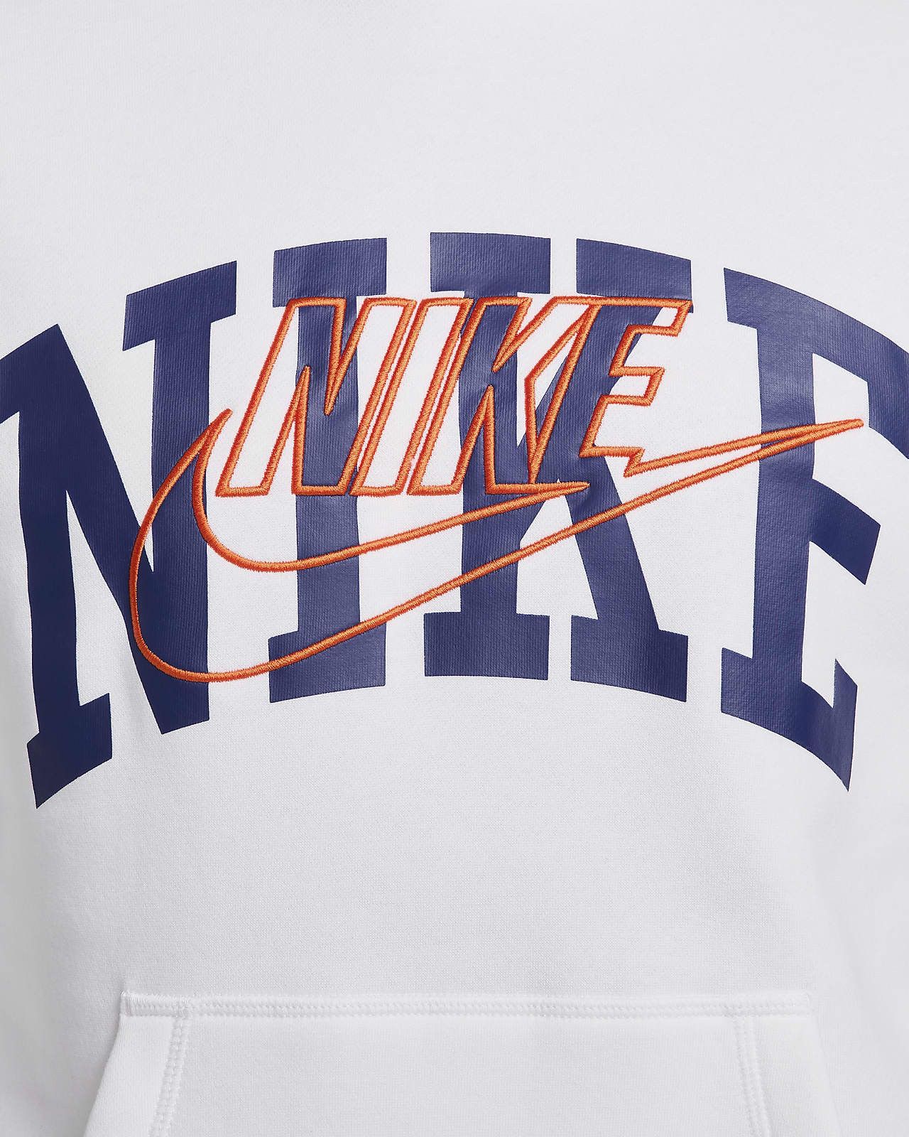 Nike Nike Hoodie Club Fleece Embroidered Pullover Sweatshirt Size US L / EU 52-54 / 3 - 4 Thumbnail