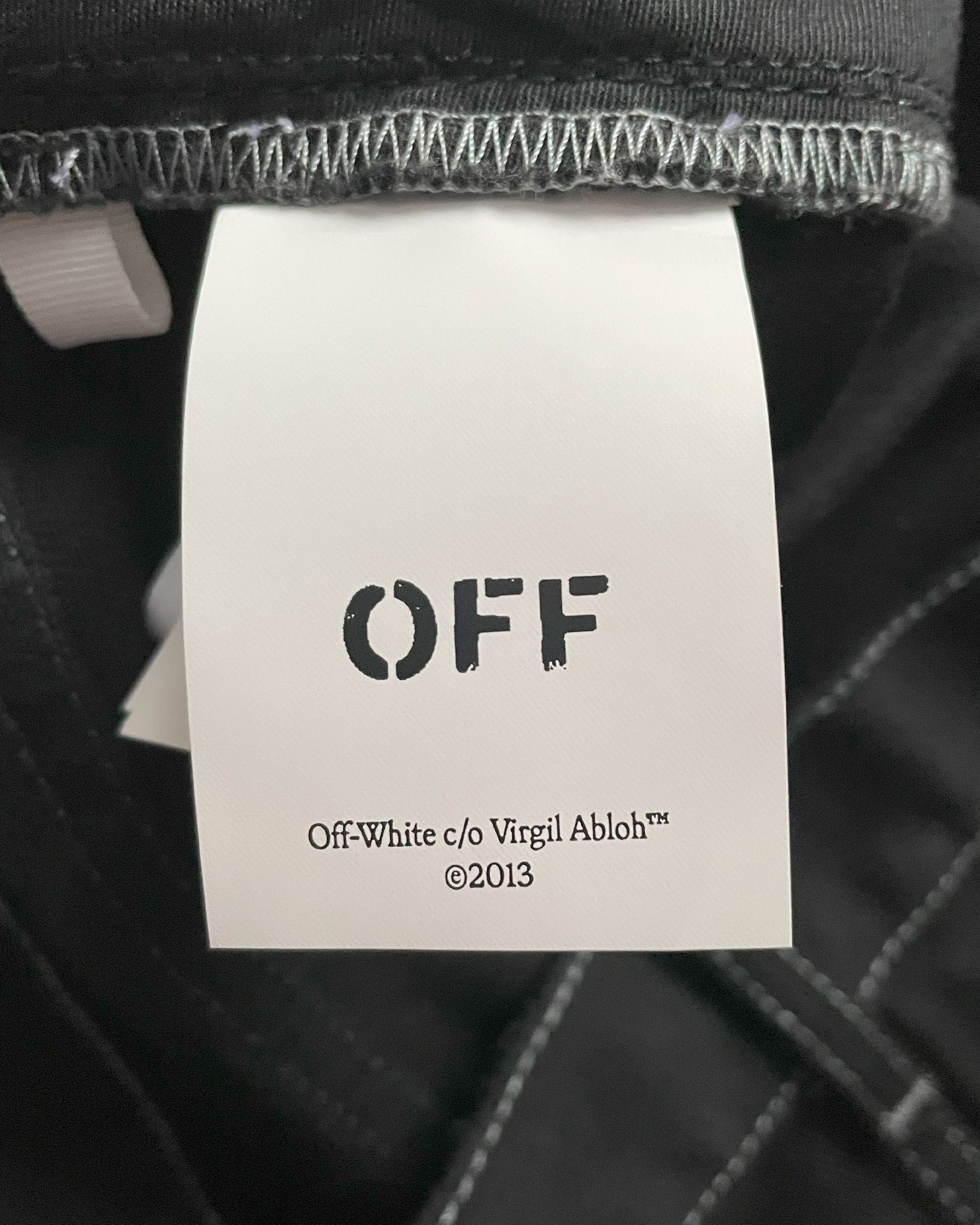 Off-White Off-White Flared Bermuda Denim Shorts Size US 33 - 8 Thumbnail