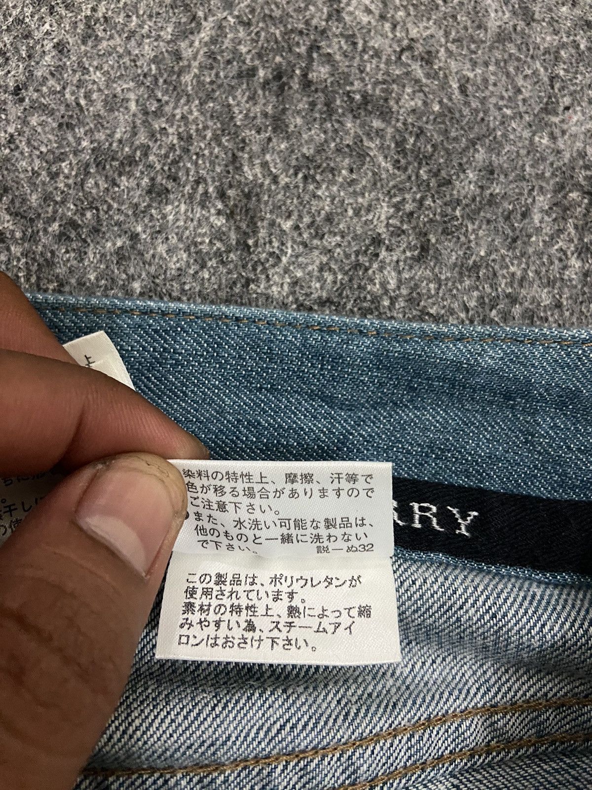 Burberry × Vintage Vintage Y2K burberry london denim pants Size 26" / US 2 / IT 38 - 11 Thumbnail