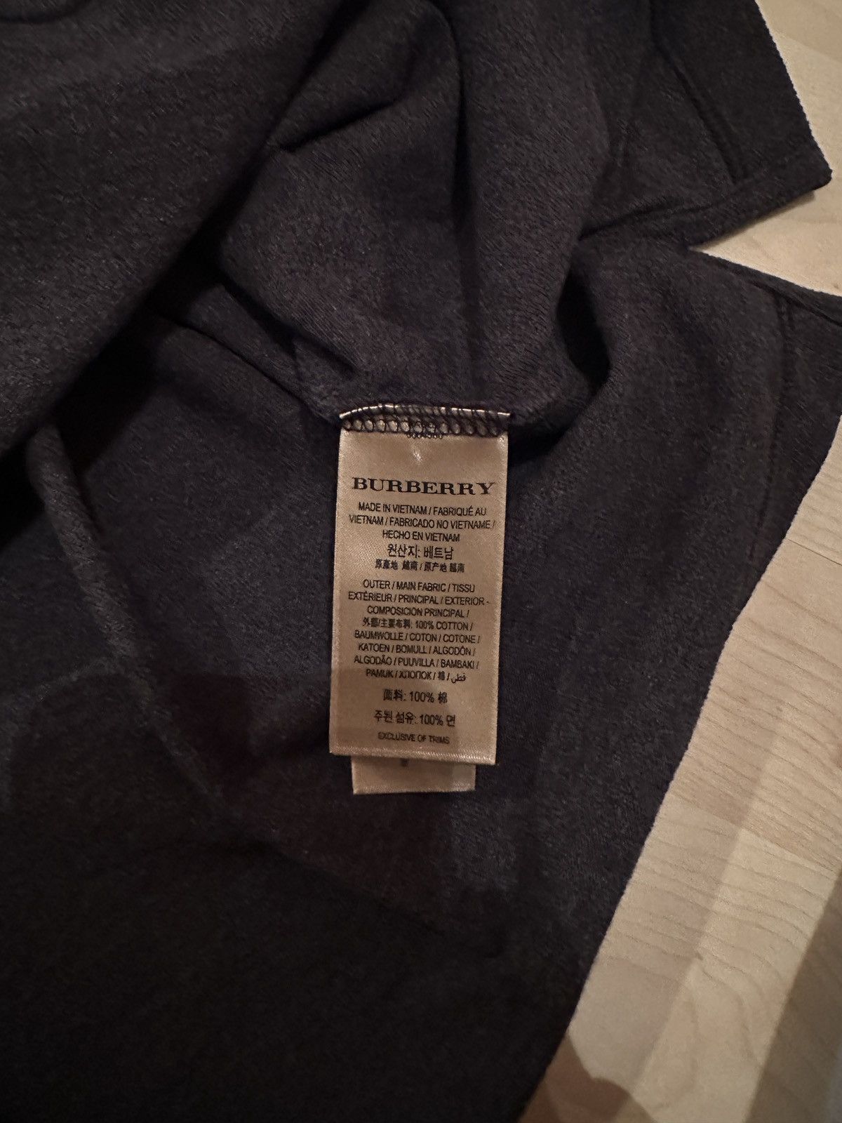 Burberry Black/grey ish polo Size US XXL / EU 58 / 5 - 1 Thumbnail