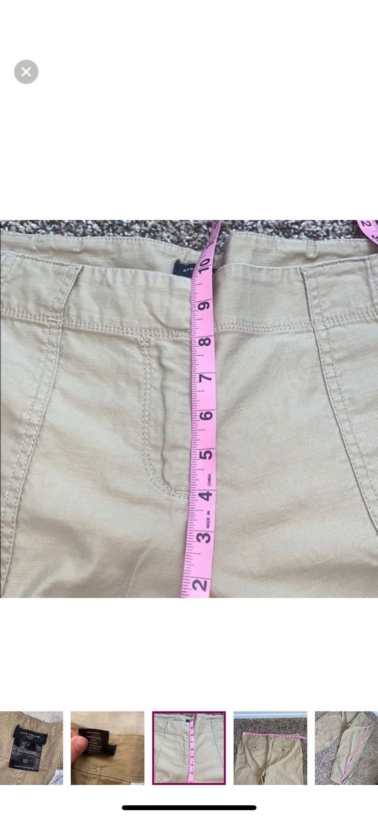Ann Taylor Ann Taylor cropped khakis size 10 Size 32" / US 10 / IT 46 - 6 Thumbnail