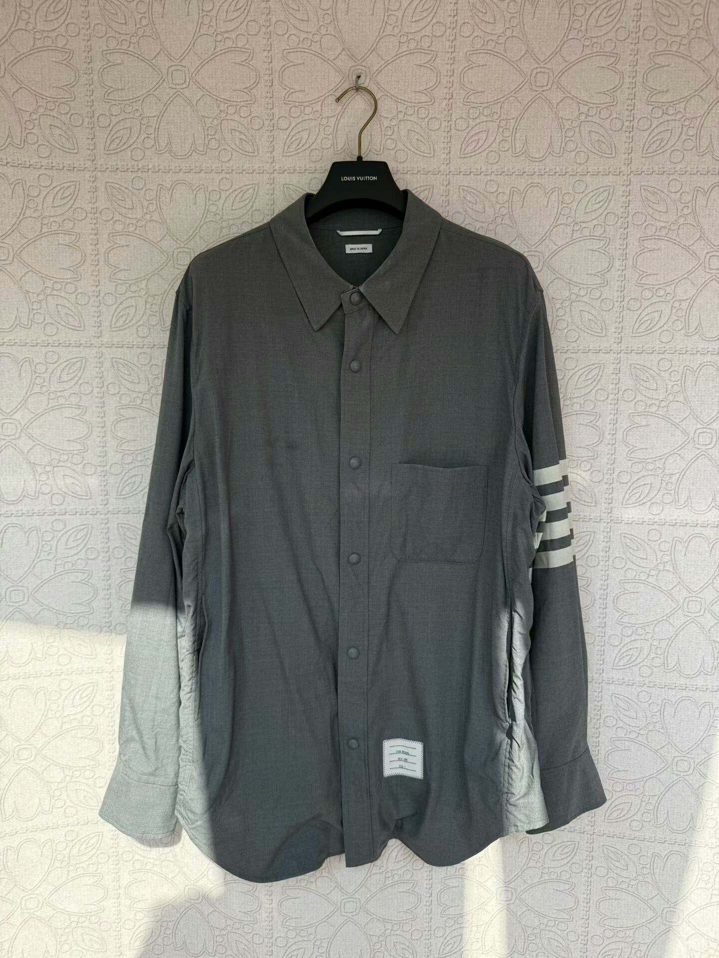 thom browne wool shirt jacket size 4