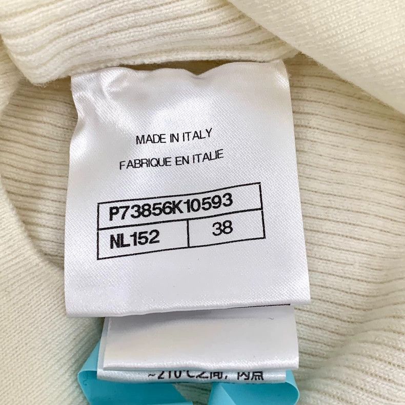 Chanel Chanel White double Clogo round-neck sweater 2506-Nextarrow Size XS / US 0-2 / IT 36-38 - 7 Thumbnail