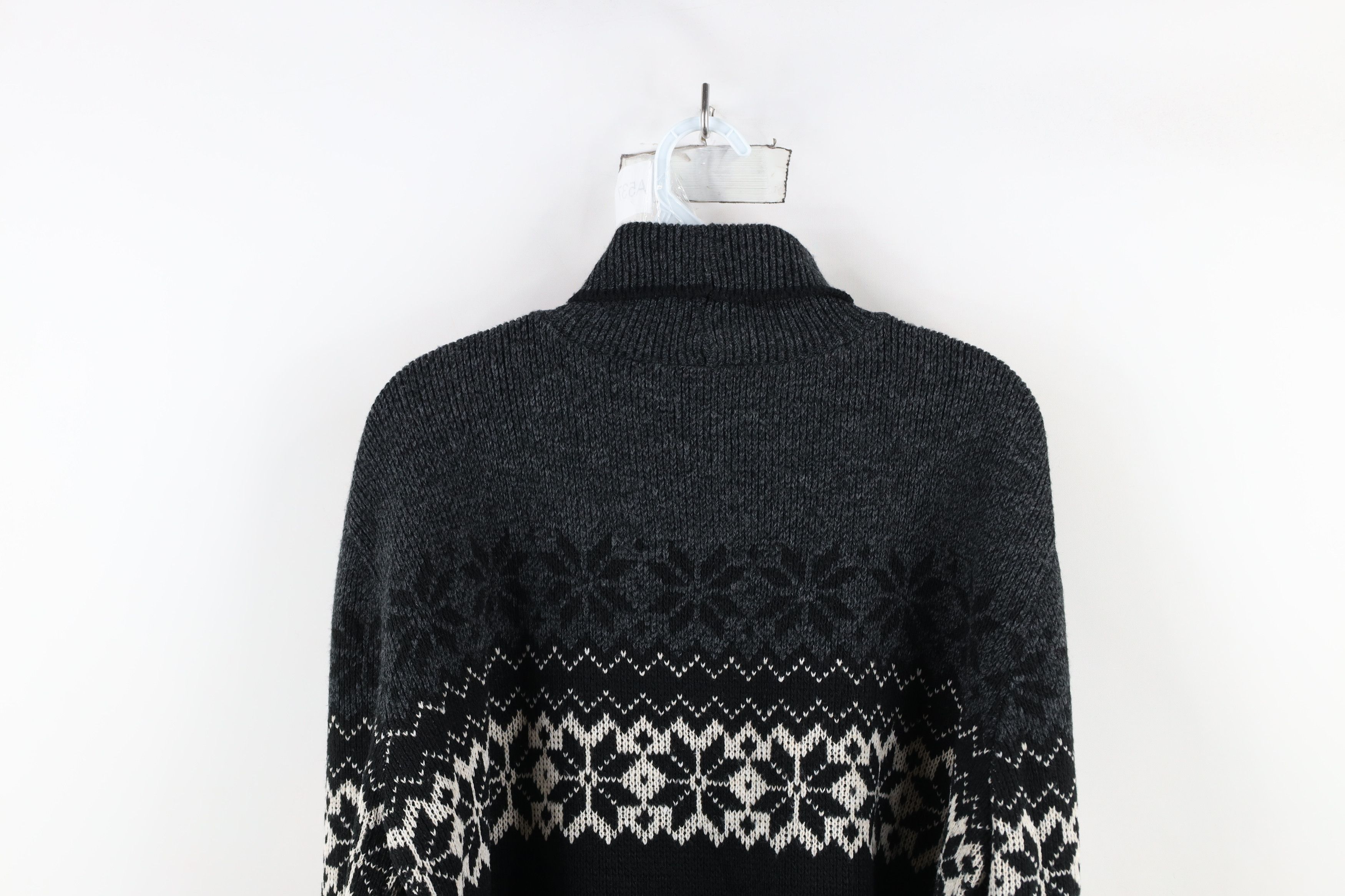 Vintage Vintage 90s Streetwear Fair Isle Turtleneck Sweater USA Size M / US 6-8 / IT 42-44 - 9 Thumbnail