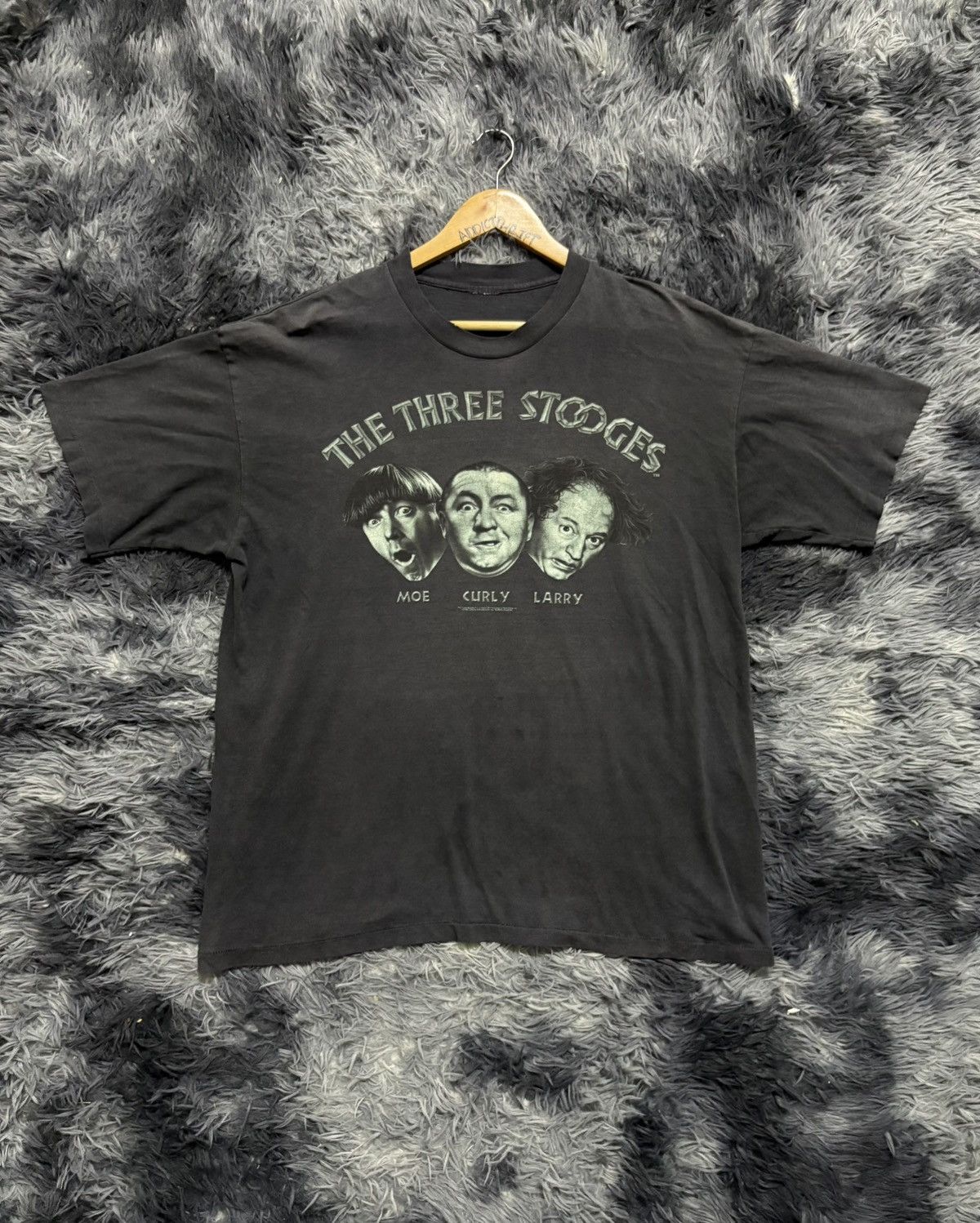 Vintage 🔥HOT🔥 VINTAGE 90's THE THREE STOOGES VERY RARE TEE Size US XL / EU 56 / 4 - 1 Thumbnail