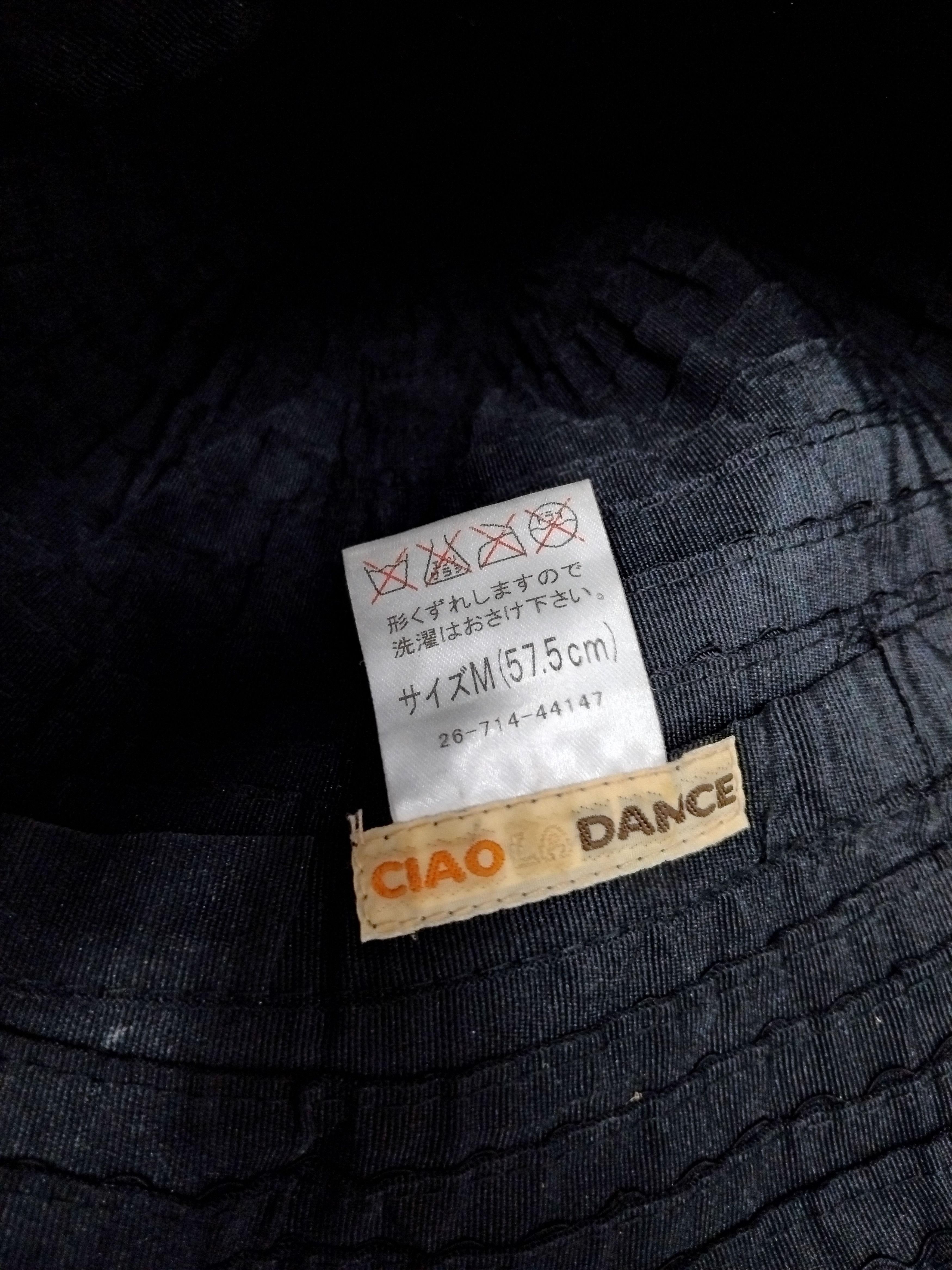 Japanese Brand 💥Ciao la dance Black colour hat Size ONE SIZE - 2 Thumbnail