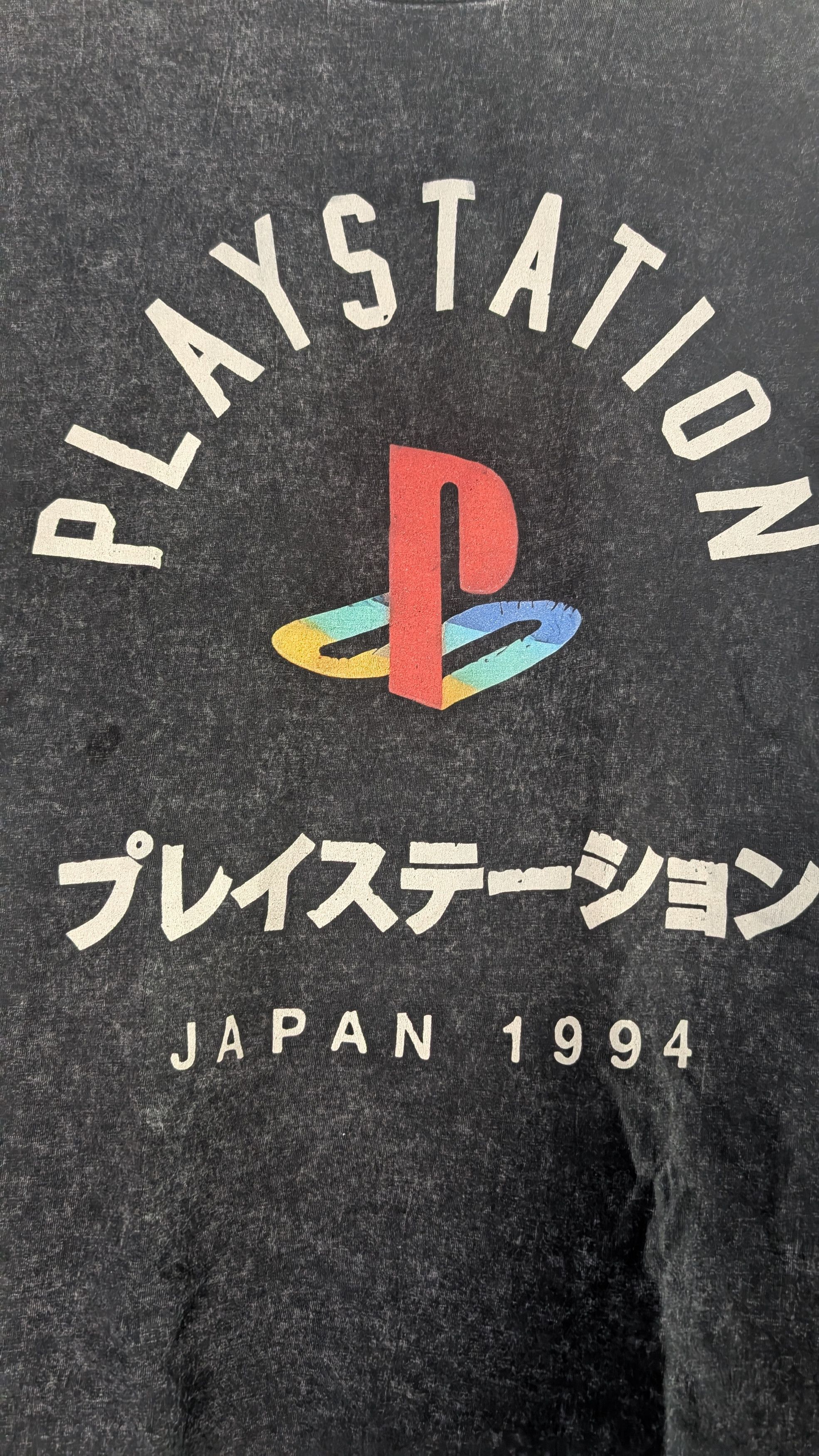 Other Playstation Japan 1994 Washed T-Shirt - Black - XXL Size US XL / EU 56 / 4 - 2 Thumbnail