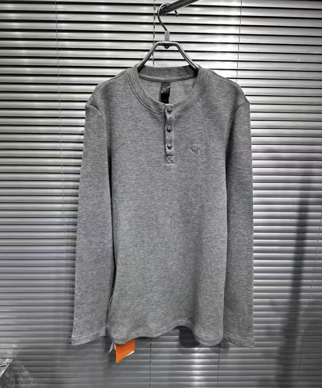 Chrome Hearts Chrome Hearts CH Embroidered Logo Henley Long-Sleeve Top Size US M / EU 48-50 / 2 - 1 Thumbnail