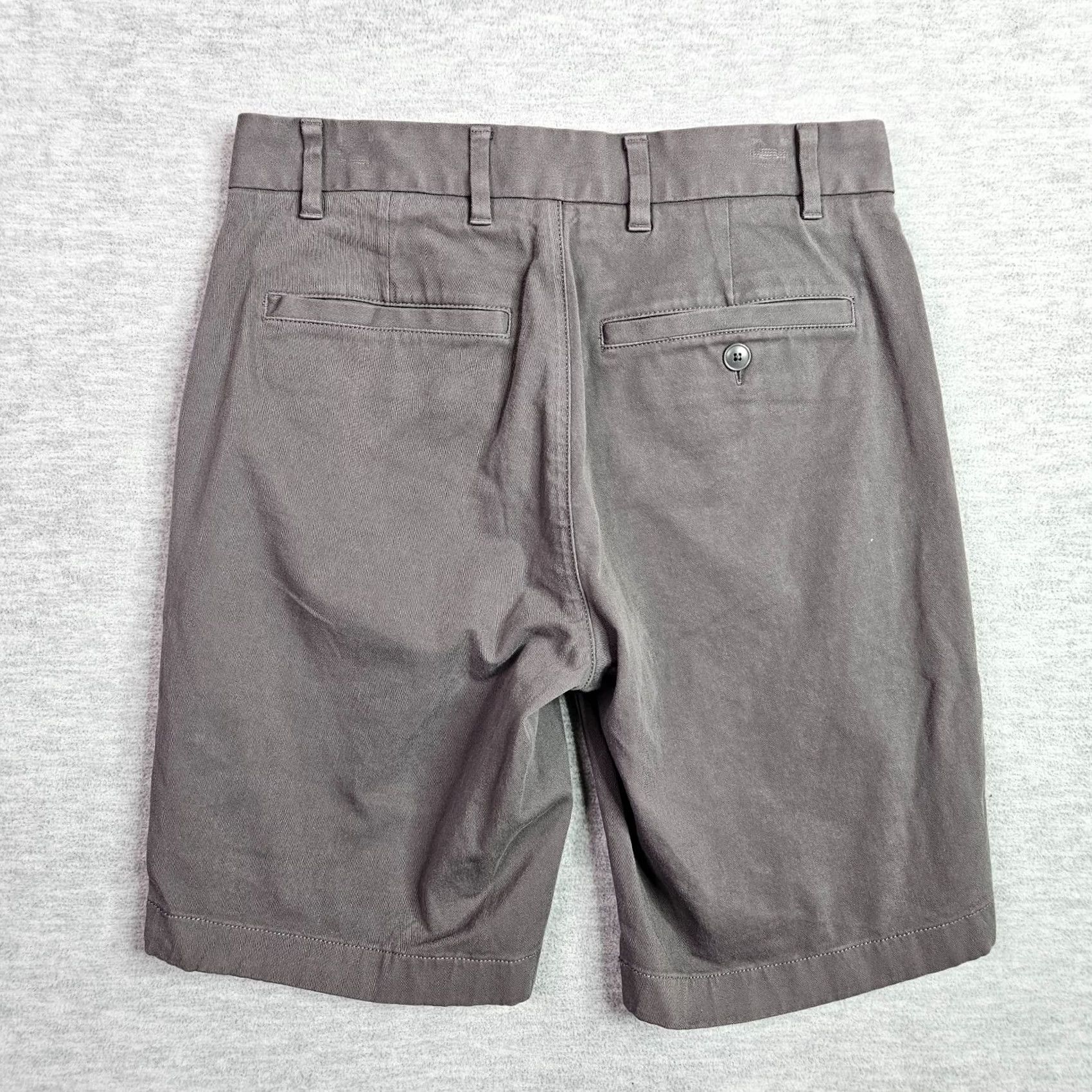 Everlane Everlane Men’s Cotton Flat Front Chino Gray Pockets Short Size 28 Size US 28 / EU 44 - 2 Thumbnail