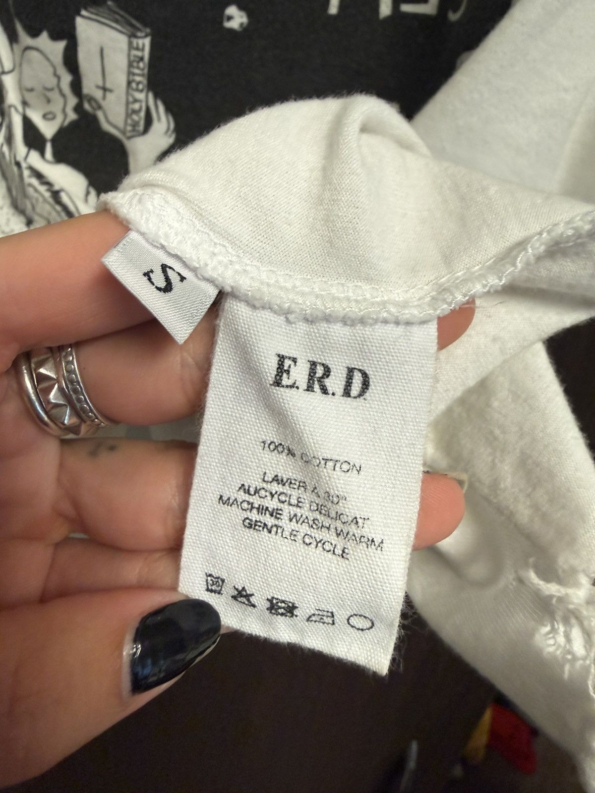 Enfants Riches Deprimes school tee, jesus died for our sins, god says no Size US S / EU 44-46 / 1 - 3 Thumbnail