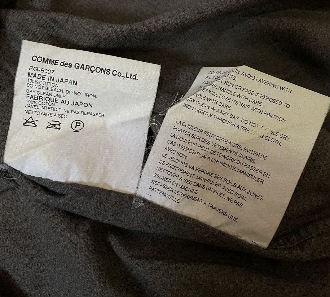 Comme des Garcons Cdg homme plus AD2002 washed corduroy collarless button up Size US L / EU 52-54 / 3 - 6 Thumbnail