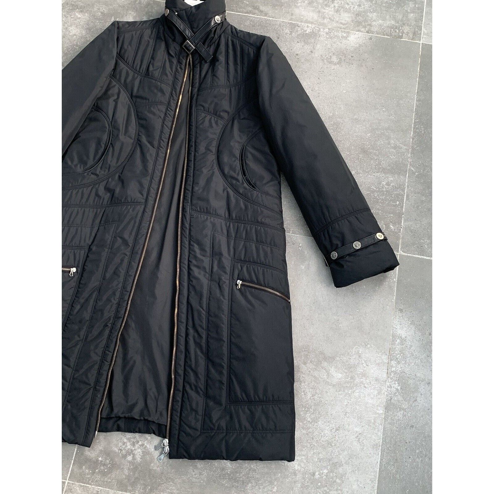 Versace Jeans Couture Women's VERSACE Medusa LEATHER TRIM Long Parka Jacket Coat M Size M / US 6-8 / IT 42-44 - 10 Thumbnail