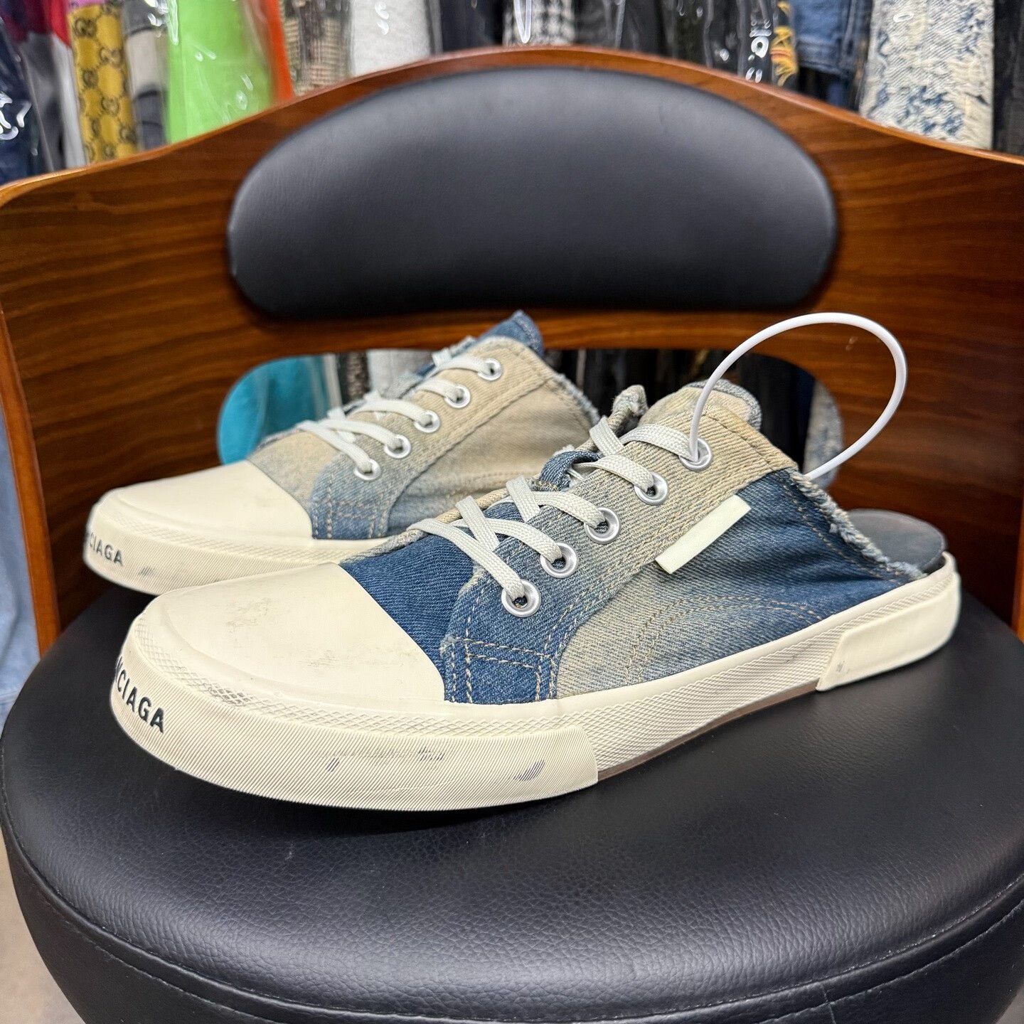 Balenciaga Balenciaga Denim Sandals 10.5 Men Size US 10.5 / EU 43-44 - 1 Thumbnail