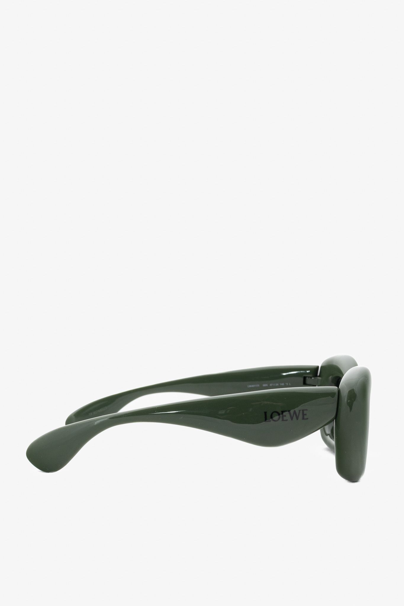 Loewe Loewe Green Cat Eye Inflated Sunglasses Size ONE SIZE - 3 Thumbnail