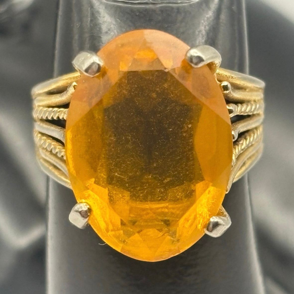 Other Gold & Yellow Gemstone Ring Size ONE SIZE - 2 Thumbnail