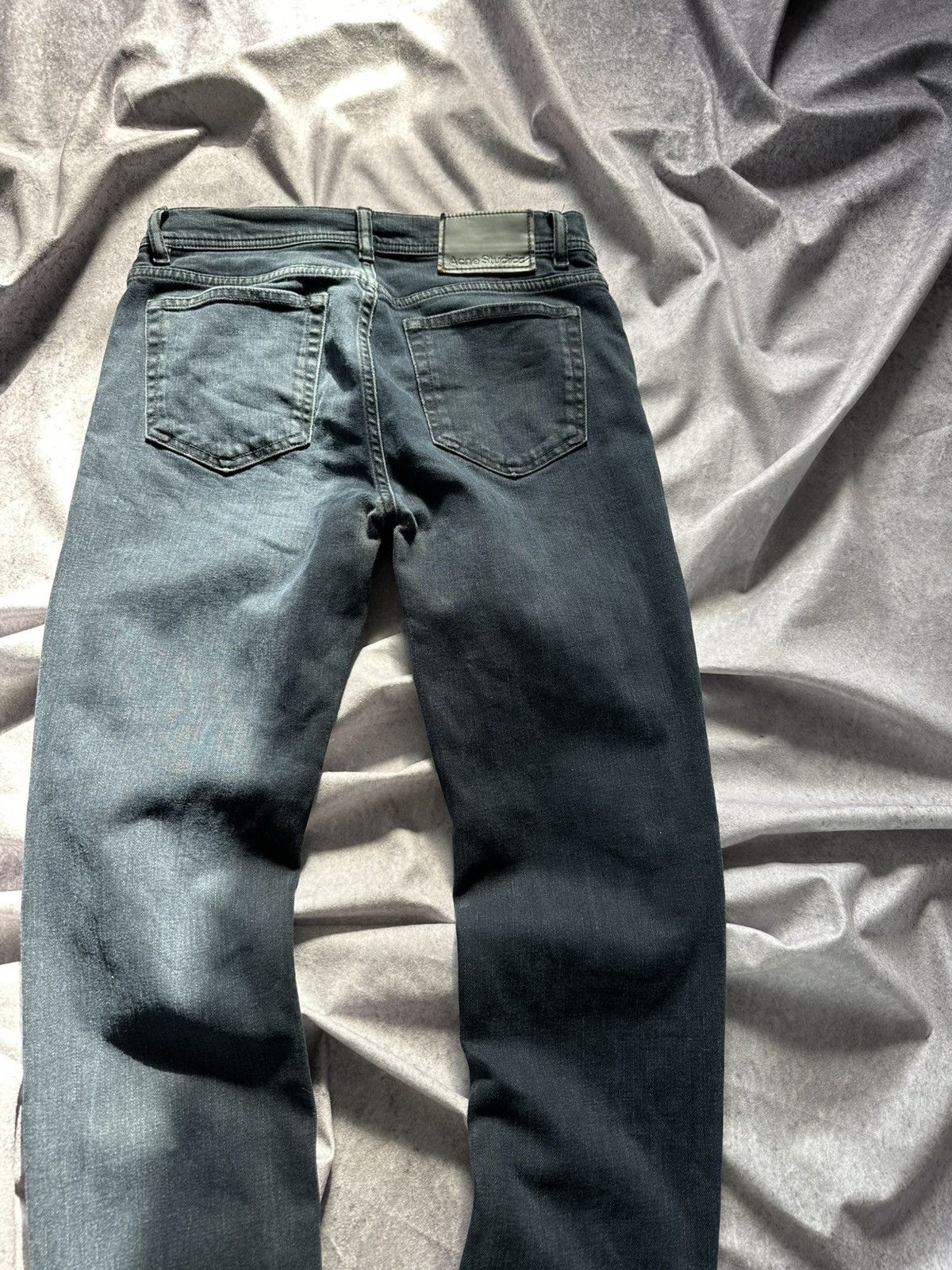 Acne Studios Acne Studios North Blue Black Slim Jeans Size US 29 - 2 Thumbnail