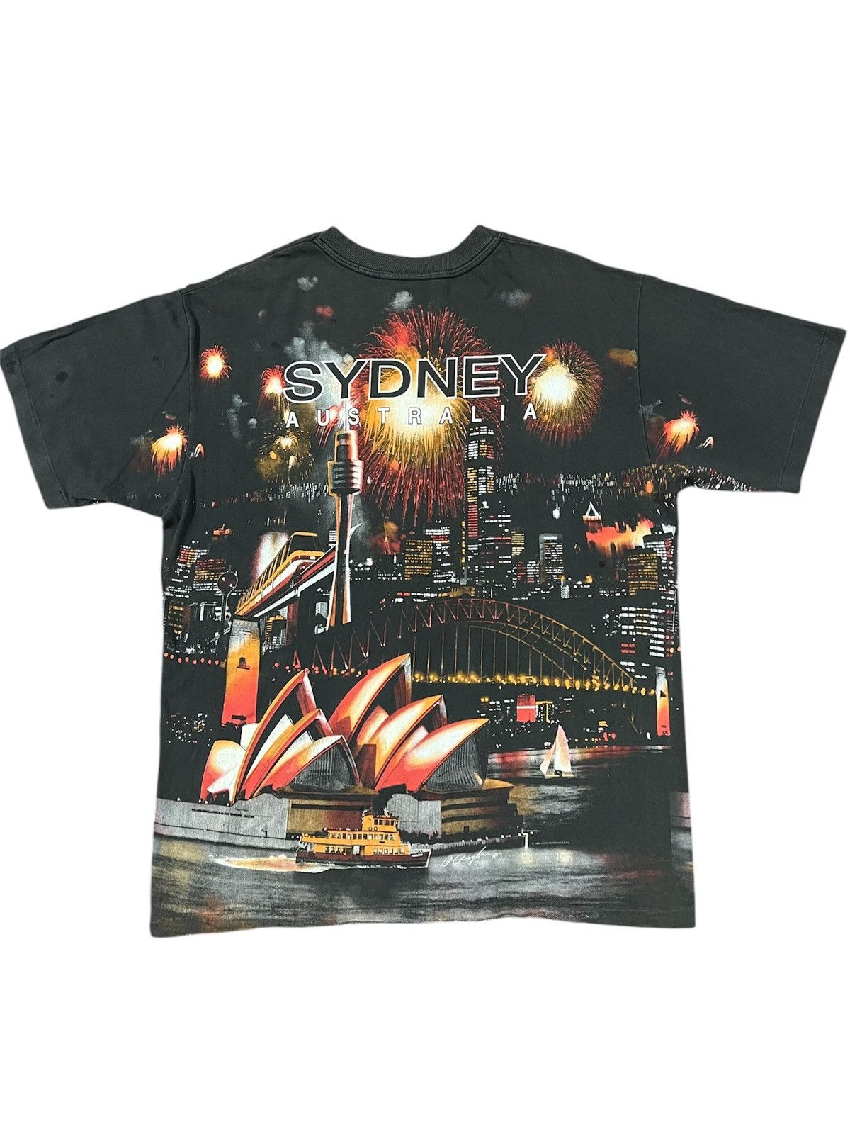 Vintage Vintage Australia Sydney Full Print Tshirt Size US M / EU 48-50 / 2 - 2 Thumbnail