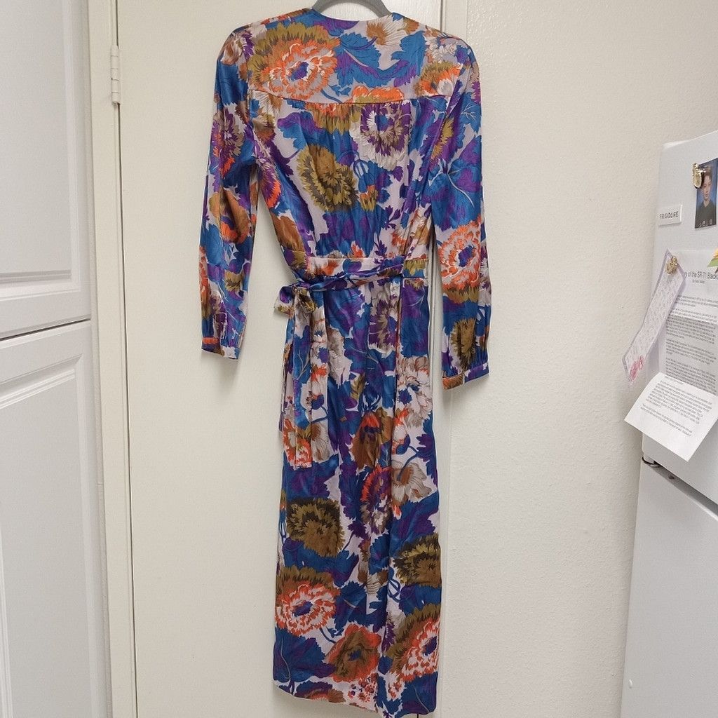 Whistles Autumn Bloom Devore Wrap Dress from Whistles Size M / US 6-8 / IT 42-44 - 11 Thumbnail