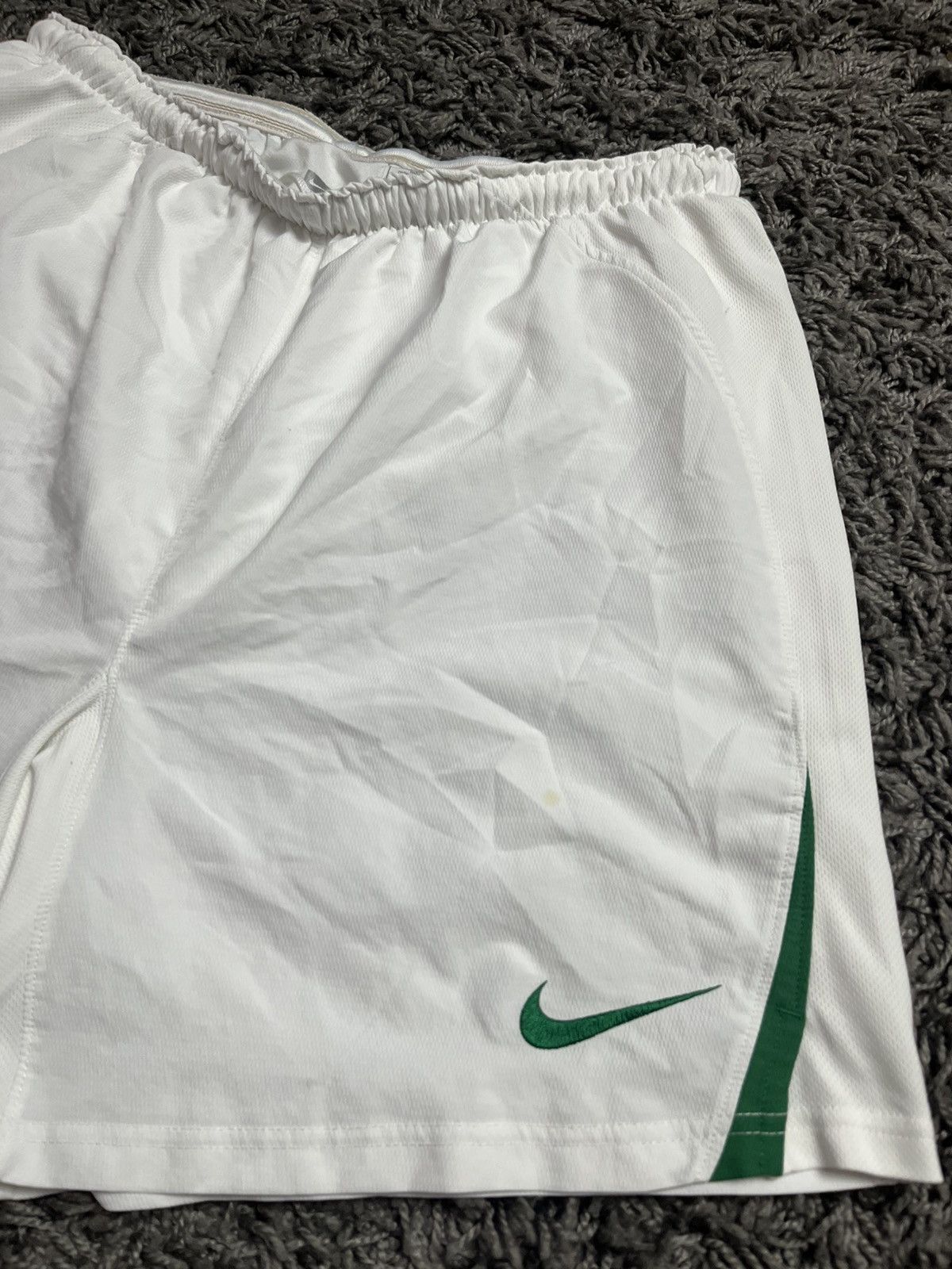 Nike Portugal Euro 2012 Away/Third Kit Shorts White/Green Size US 32 / EU 48 - 3 Thumbnail