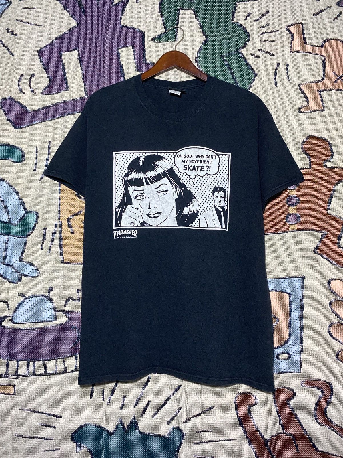 Shorty's Skateboards × Thrasher Thrasher Boyfriend Vintage Tees Size US L / EU 52-54 / 3 - 1 Thumbnail