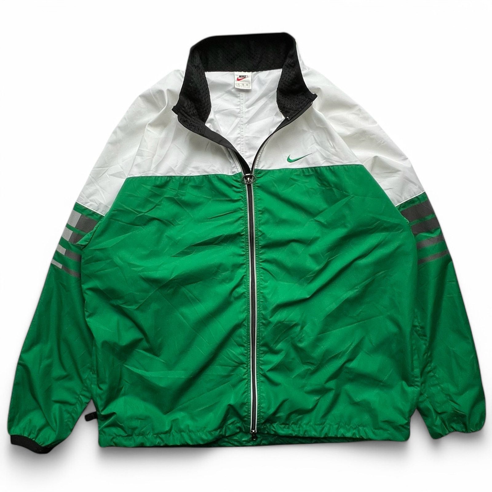 Nike × Vintage Vintage 90s Nike Windbreaker Zip Jacket Swoosh Oversized Size US XL / EU 56 / 4 - 5 Thumbnail