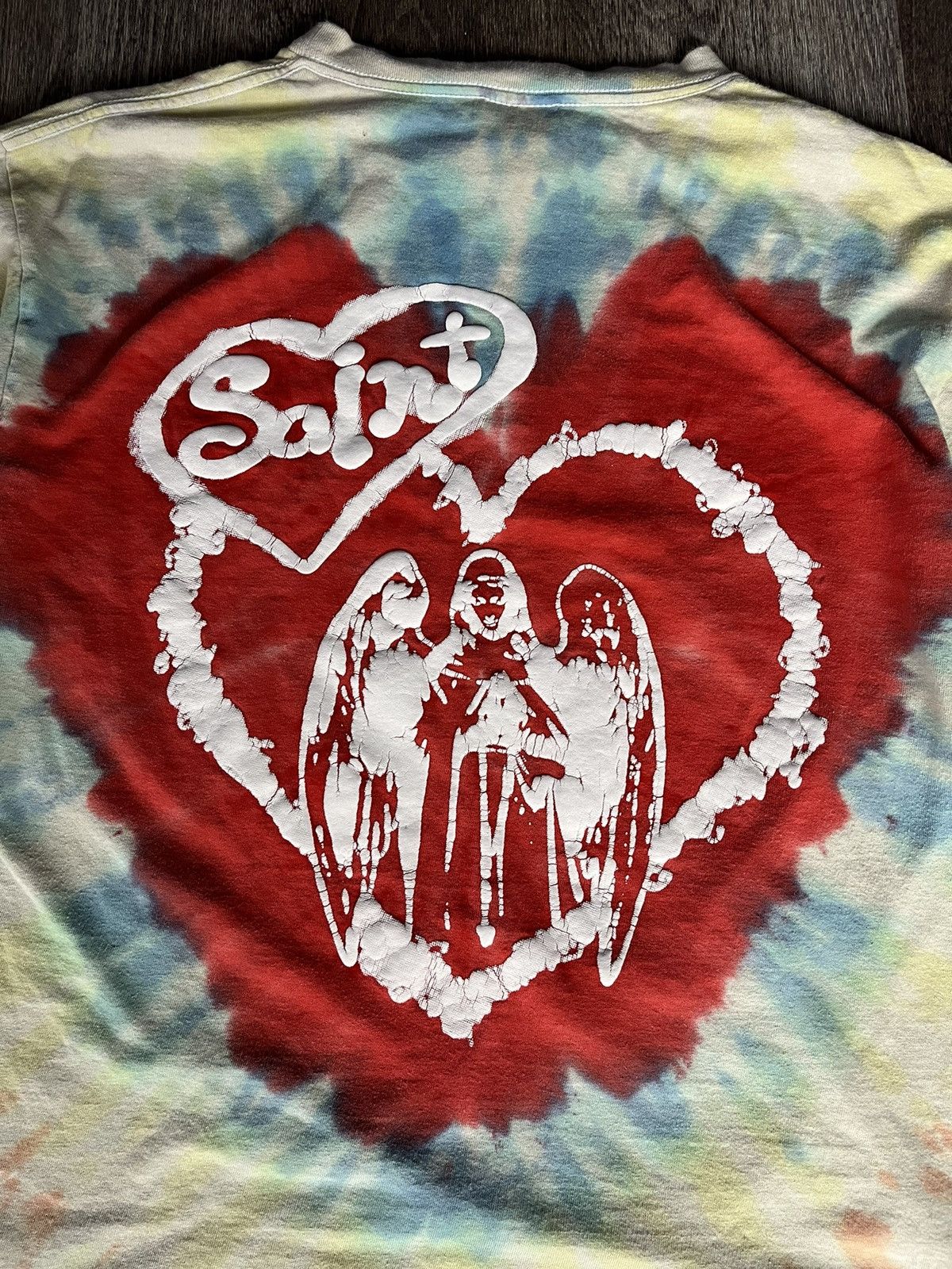Saint Michael Saint Michael Fool/Love Tie Dye Long Sleeve Shirt Size US M / EU 48-50 / 2 - 4 Thumbnail