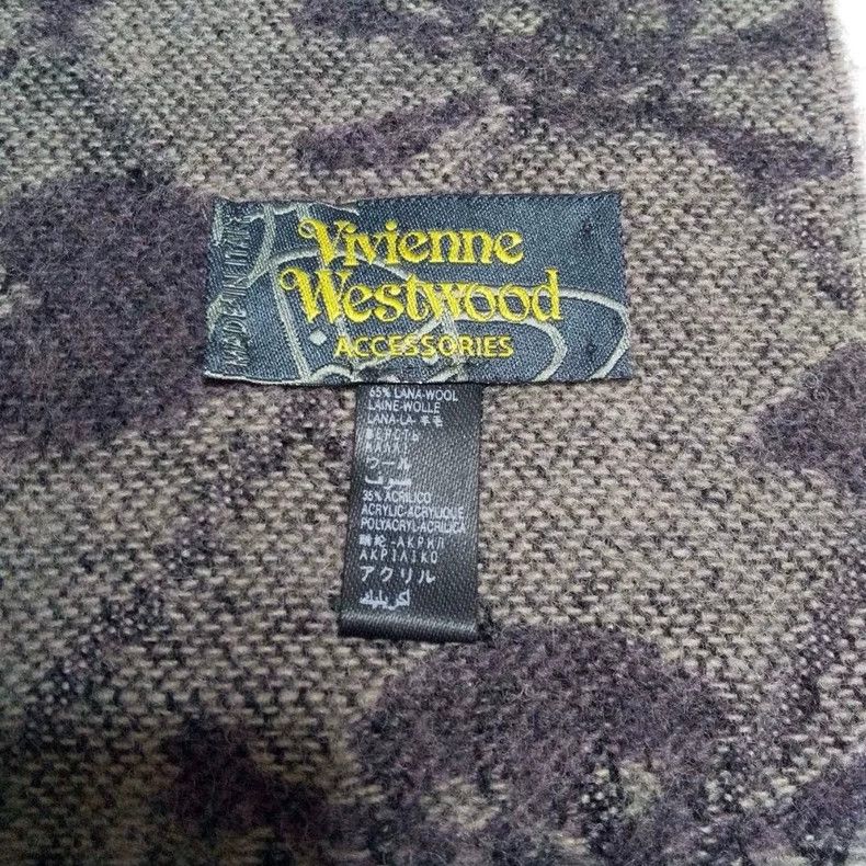 Vivienne Westwood Vivienne Westwood Love Skull Wool Double Face Scarf Size ONE SIZE - 6 Thumbnail