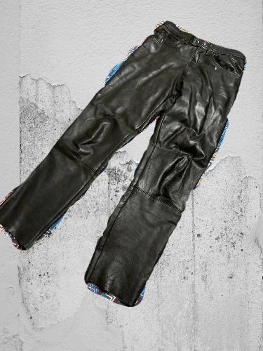 Leather × Vintage Vintage Echtes Leder bondage leather pants Size US 32 / EU 48 - 1 Thumbnail