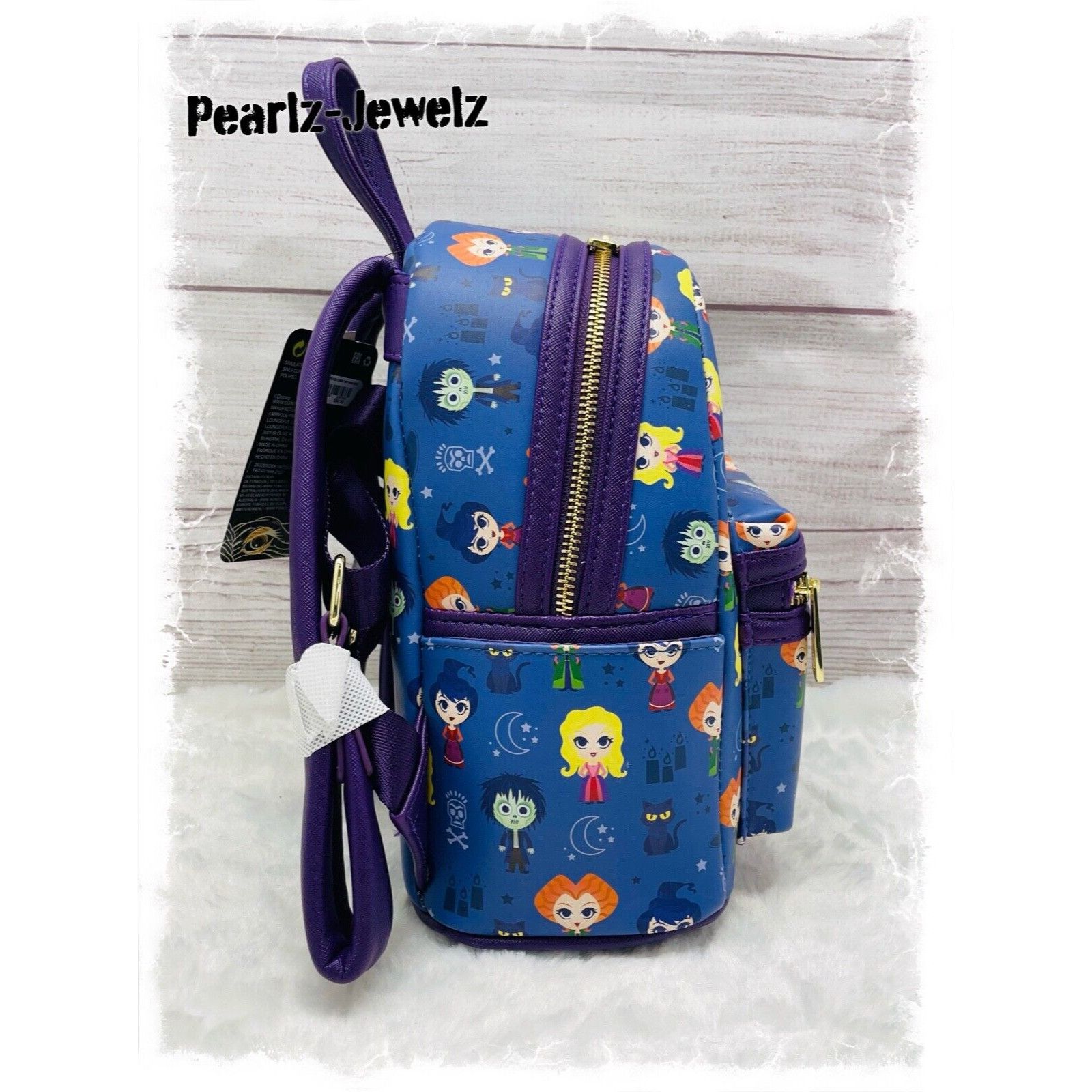Disney Loungefly Disney Hocus Pocus Chibi Characters AOP Mini Backp ...