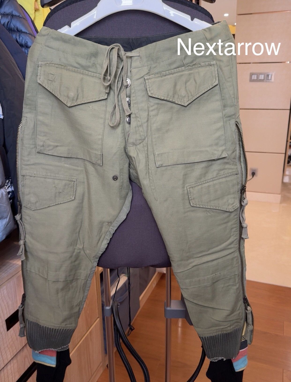 Greg Lauren Greg Lauren Thick Pants 2412-Nextarrow Size US 32 / EU 48 - 1 Thumbnail