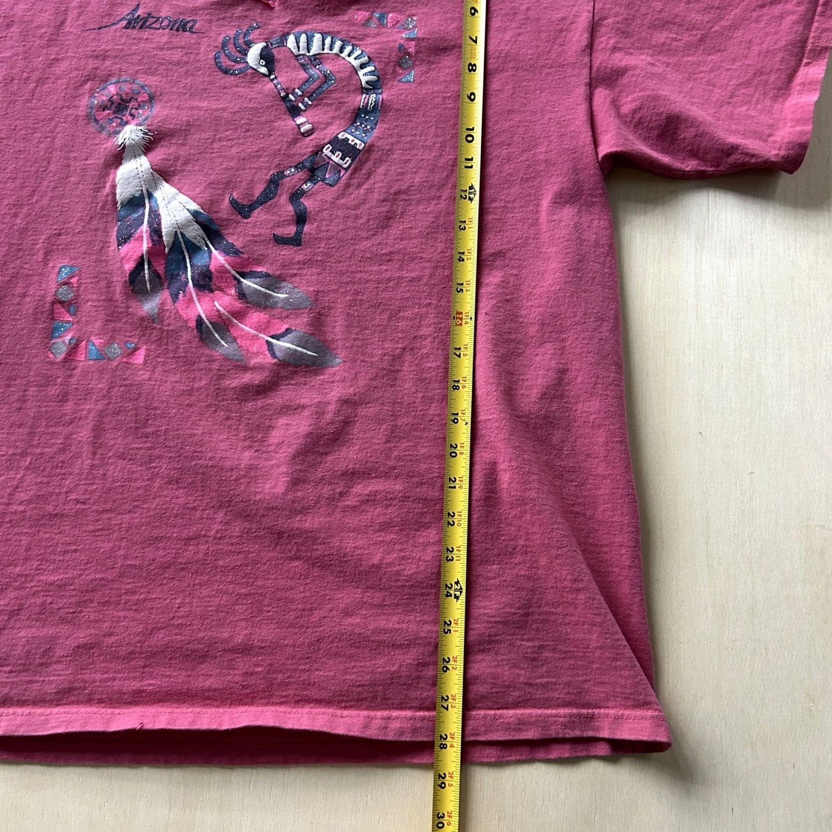 Vintage VINTAGE Arizona Kokopelli Shirt Mens Medium Pink Southwestern Tee T-Shirt Size US M / EU 48-50 / 2 - 5 Thumbnail