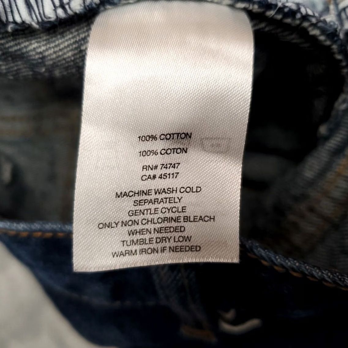 Vintage Rustler Red Head Jeans 44x34 Blue Denim 100% Cotton Outdoor Classic Casual Mens Jeans Straight Belt Loops 5-Pocket Denim Blue Size US 44 / EU 60 - 5 Thumbnail