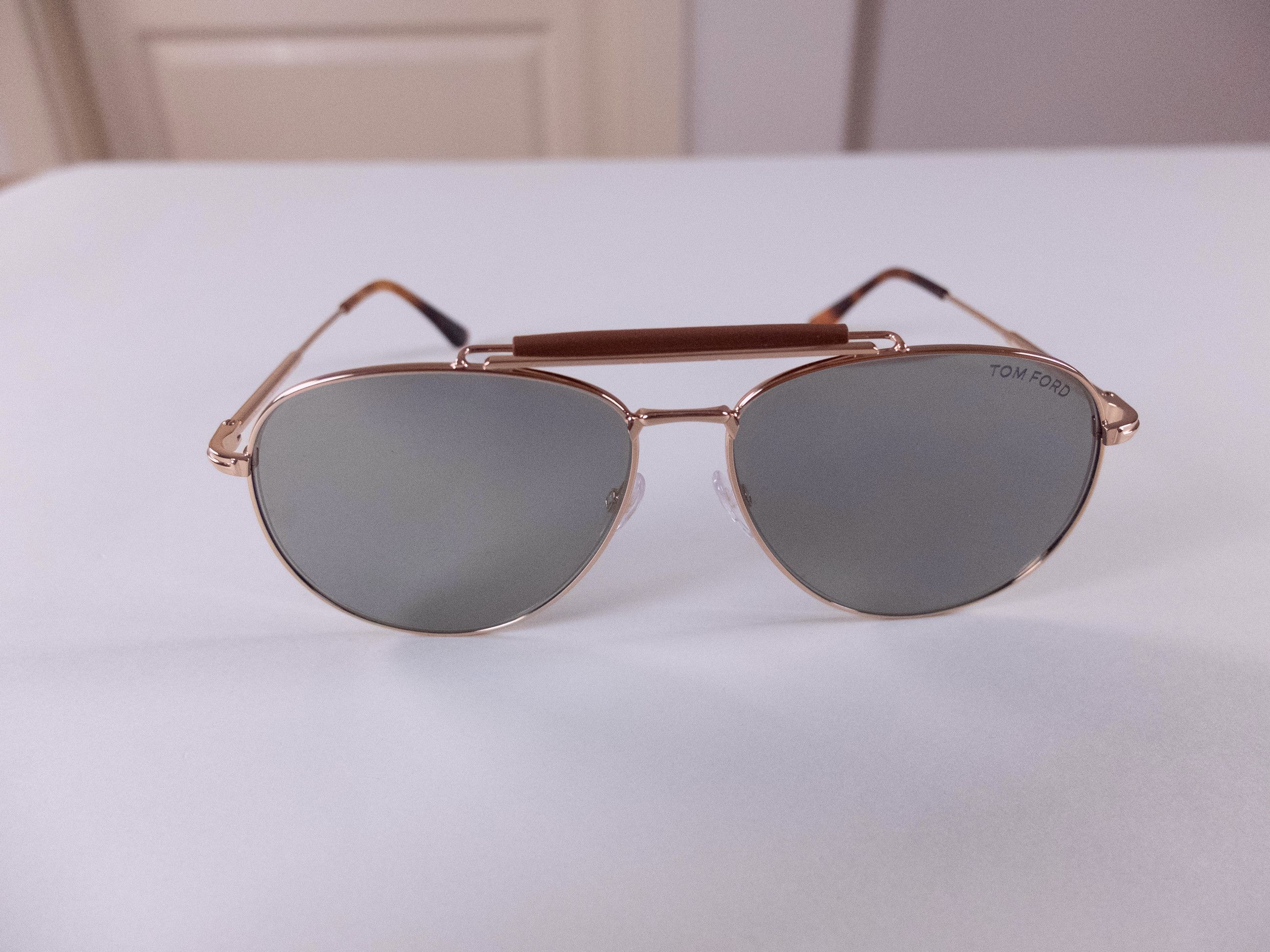 Tom Ford TOM FORD Sean gold gray aviator pilot sunglasses 60mm Size ONE SIZE - 4 Thumbnail