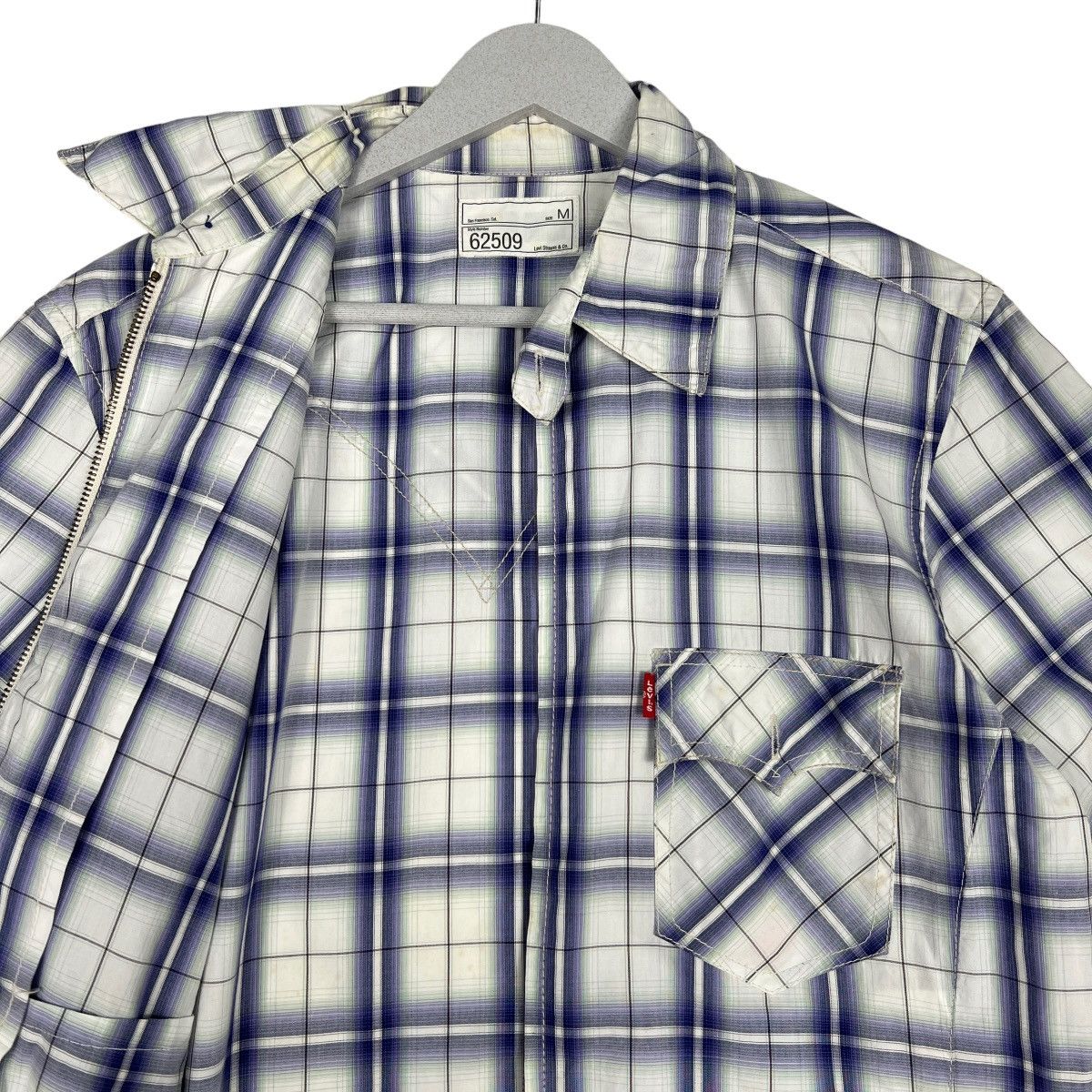 Levi's 🔥 LEVIS STYLE NO 62509 ZIPPER SHIRT Size US M / EU 48-50 / 2 - 10 Thumbnail