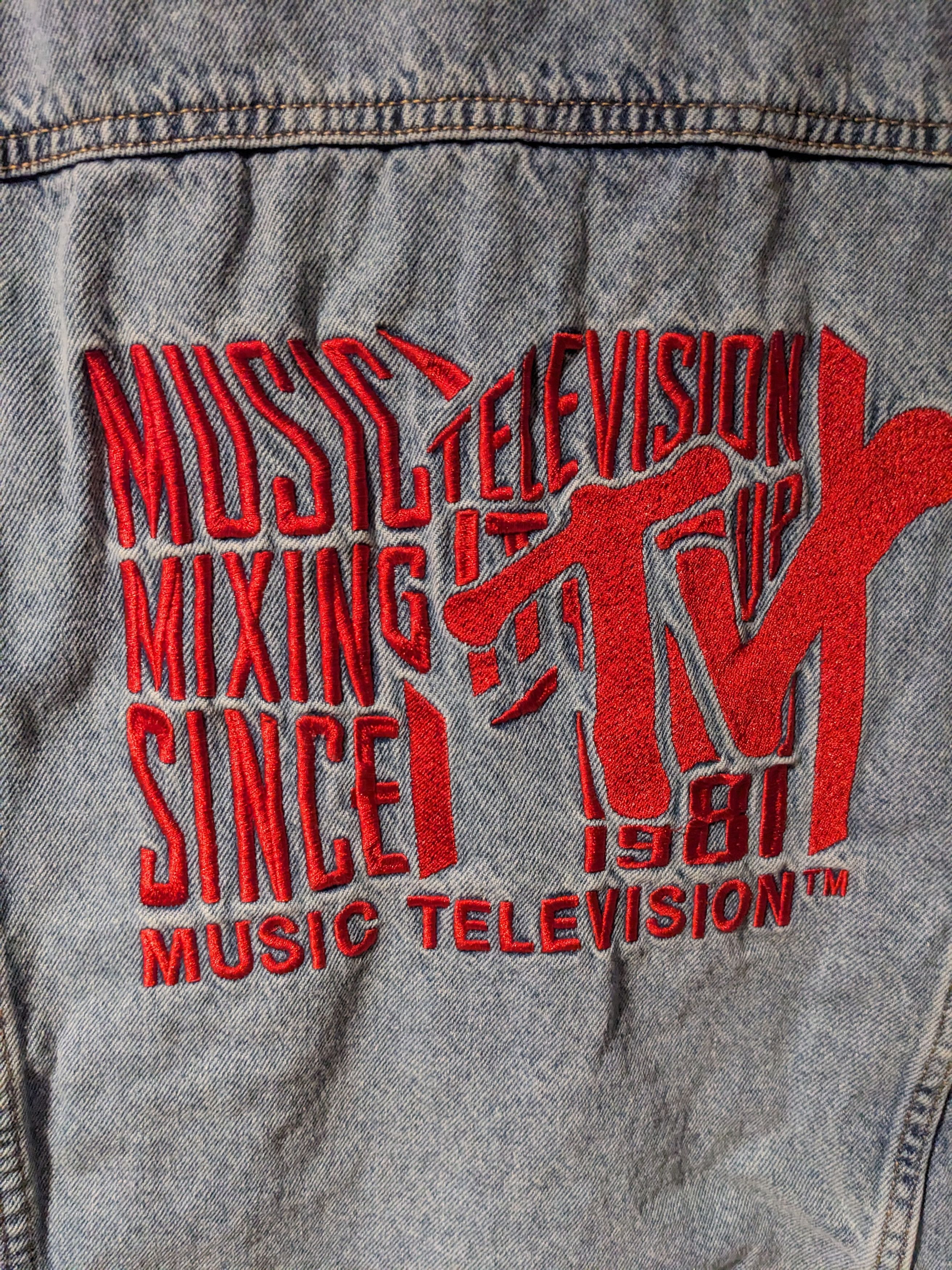 Designer × Mtv MTV Music Television Mixing 2022 Medium Denim Jacket Size US M / EU 48-50 / 2 - 2 Thumbnail